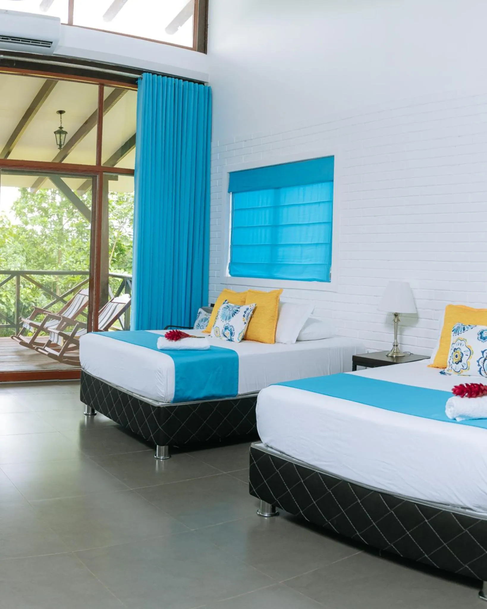 Bedroom, Bed in Hacienda Don Vicente Bungalows-Tarapoto