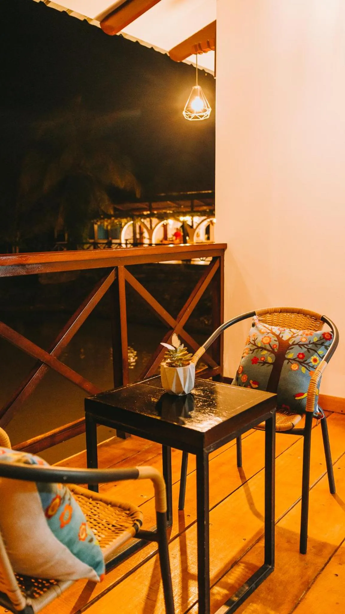 Balcony/Terrace in Hacienda Don Vicente Bungalows-Tarapoto