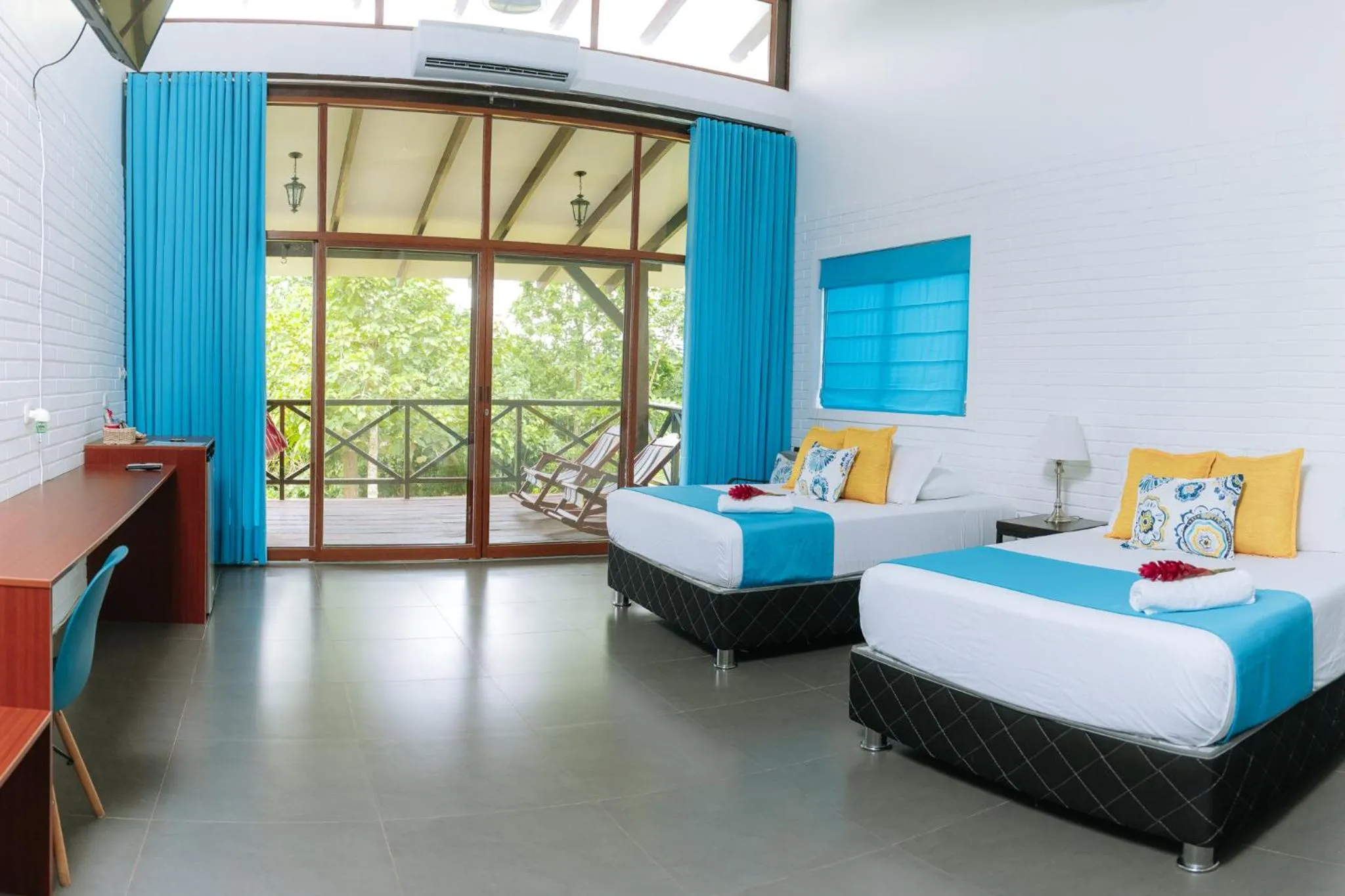 Bedroom, Bed in Hacienda Don Vicente Bungalows-Tarapoto
