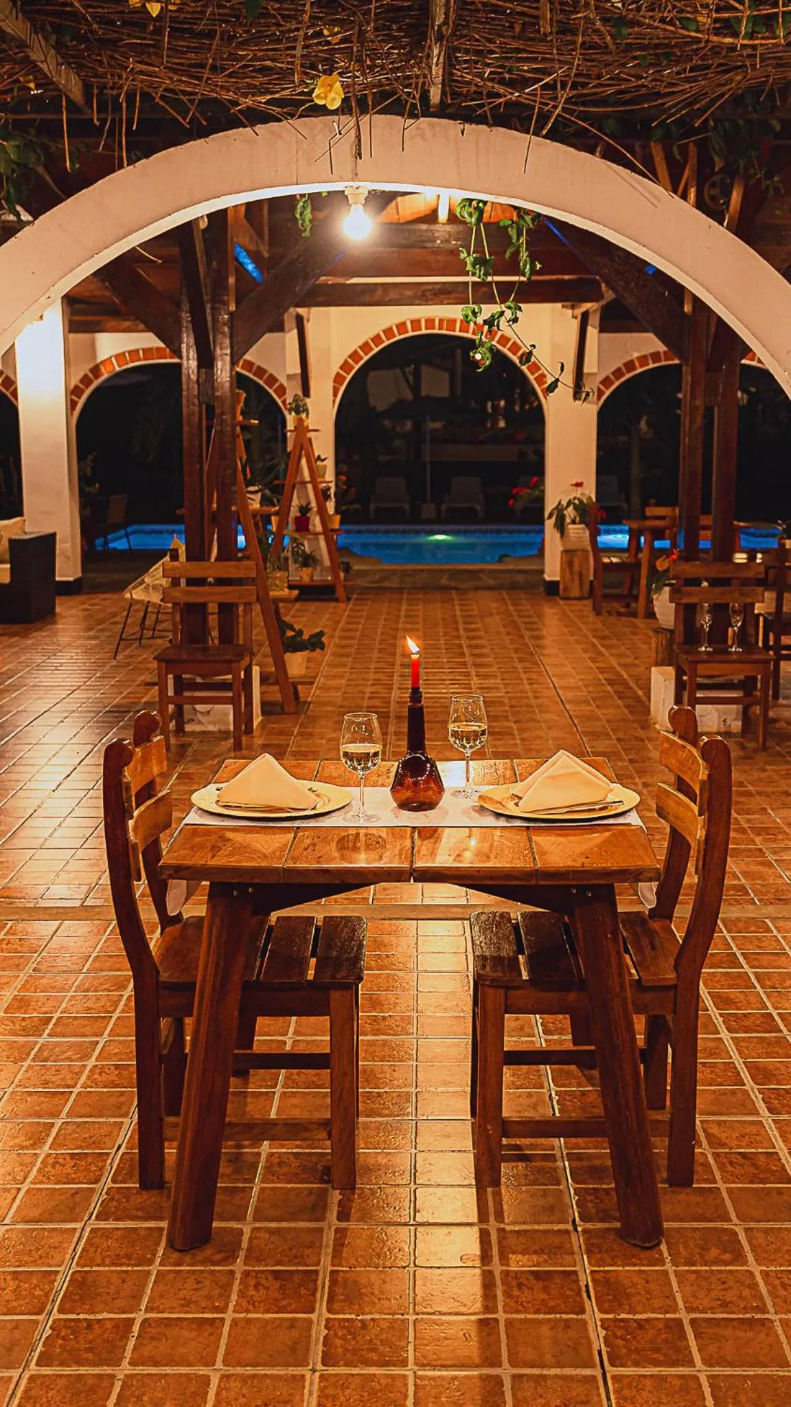 Restaurant/places to eat in Hacienda Don Vicente Bungalows-Tarapoto