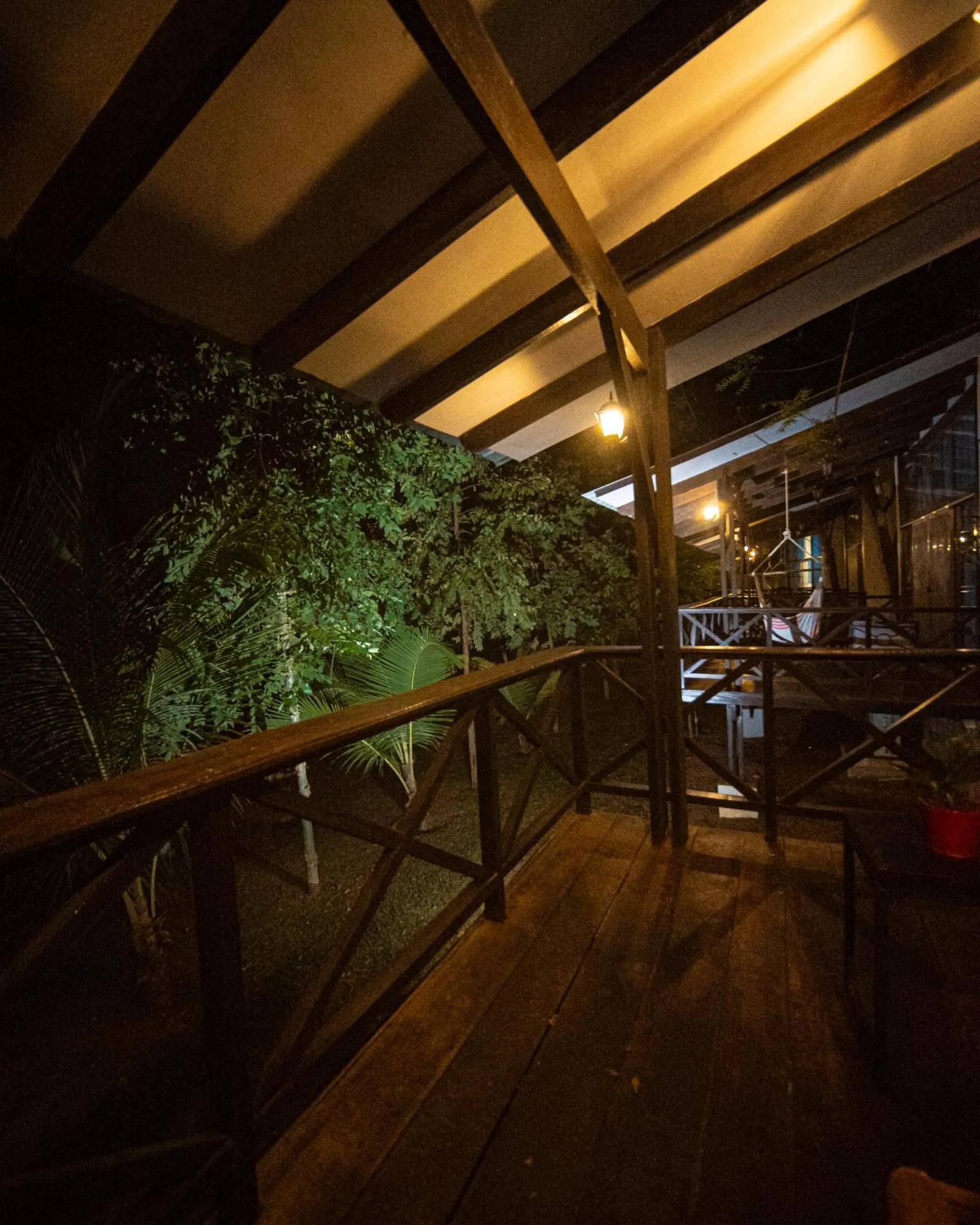 Garden view in Hacienda Don Vicente Bungalows-Tarapoto
