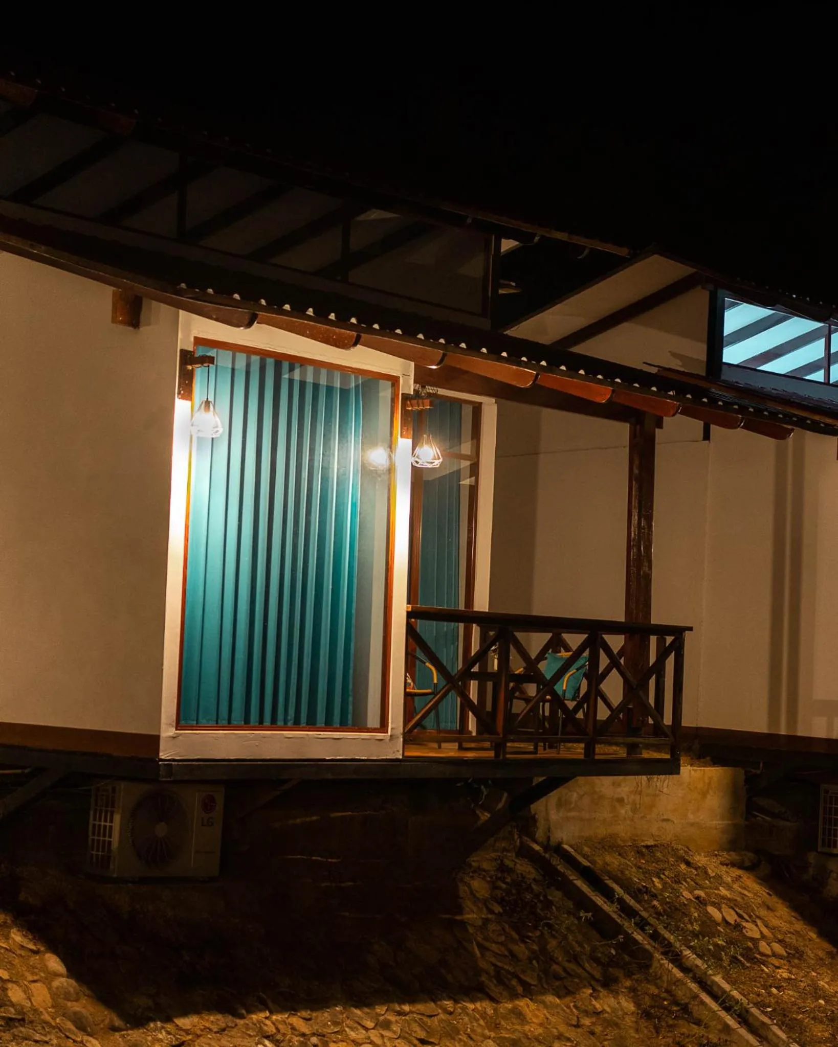 Balcony/Terrace in Hacienda Don Vicente Bungalows-Tarapoto