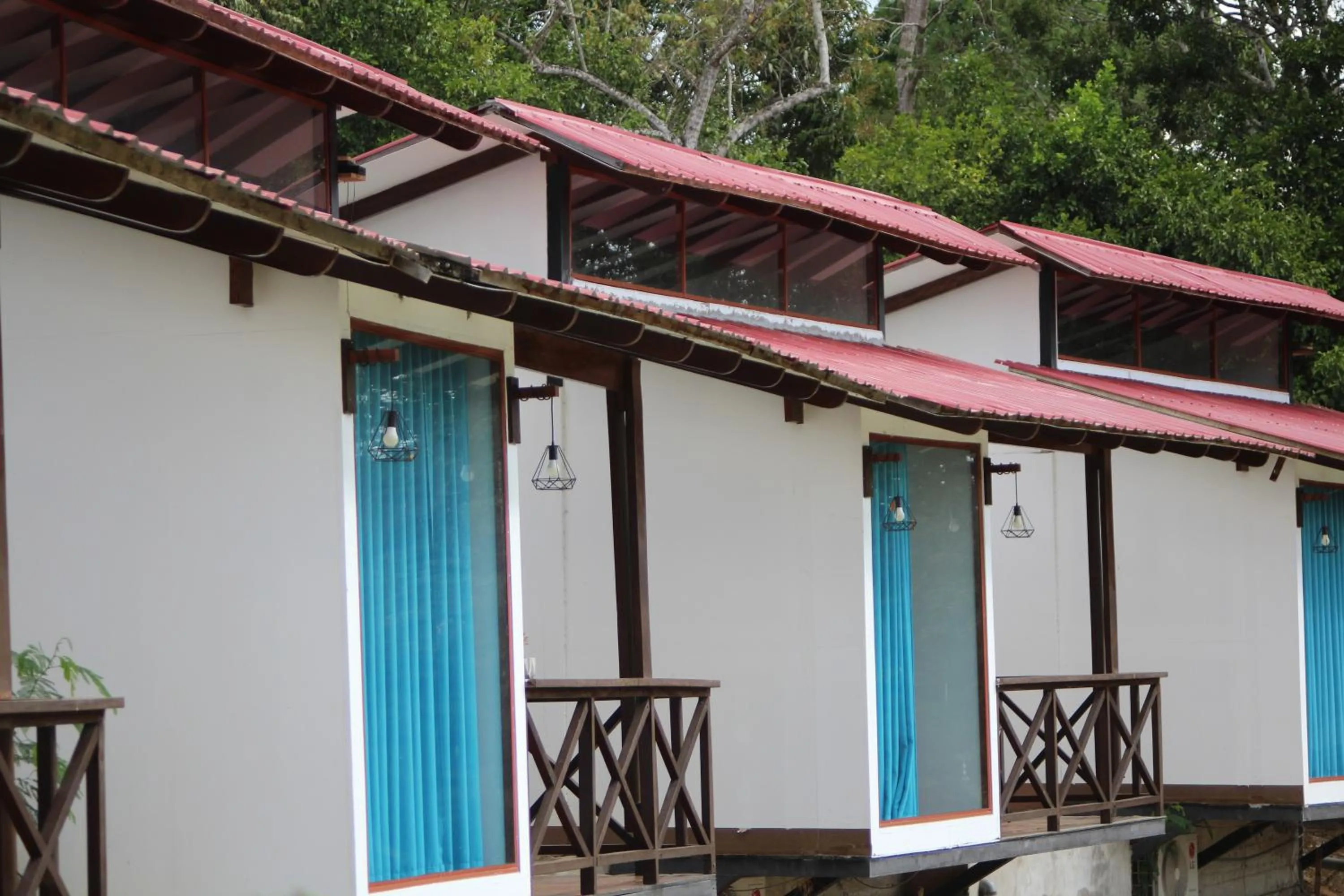 Balcony/Terrace in Hacienda Don Vicente Bungalows-Tarapoto