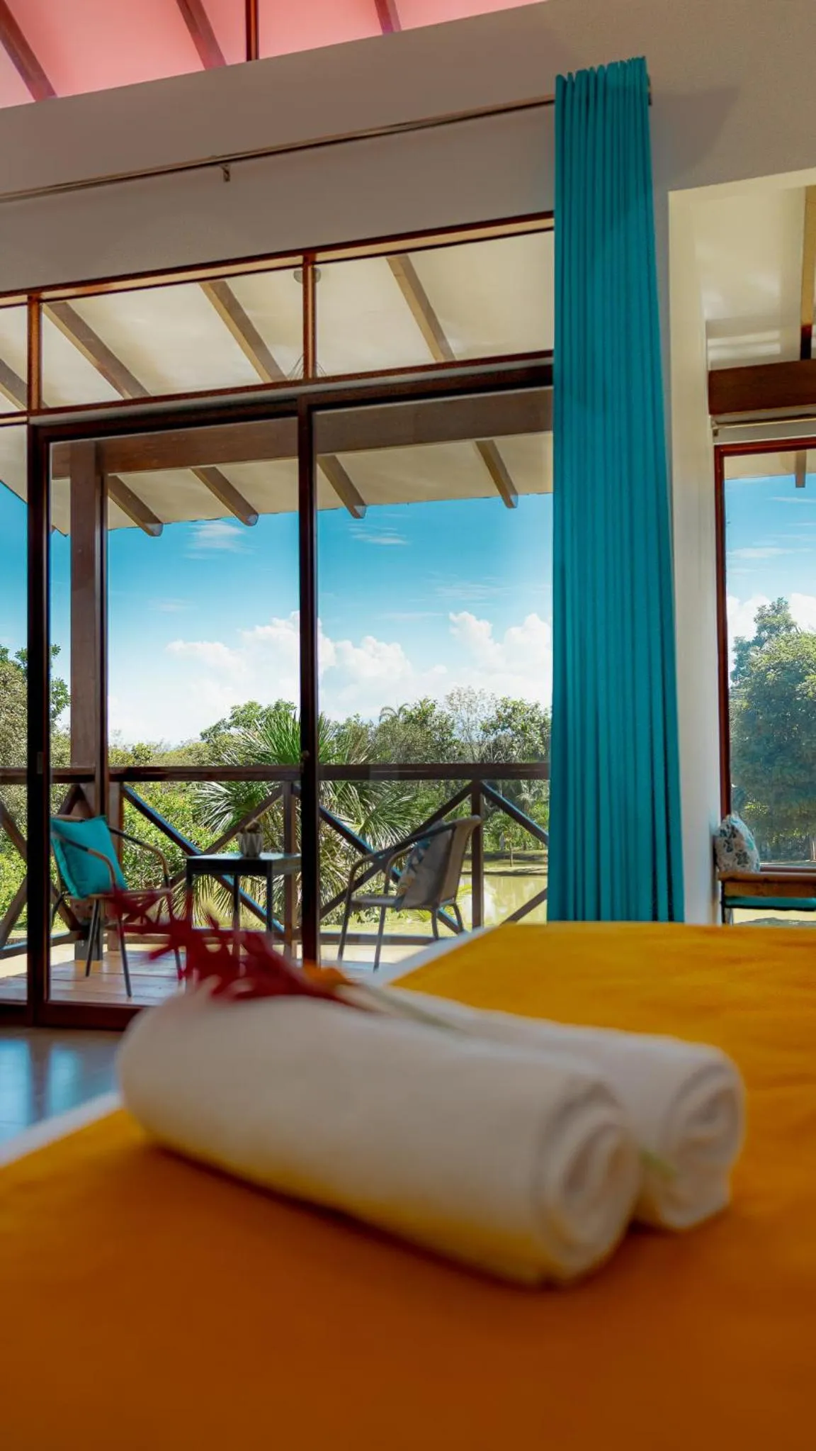 Photo of the whole room in Hacienda Don Vicente Bungalows-Tarapoto