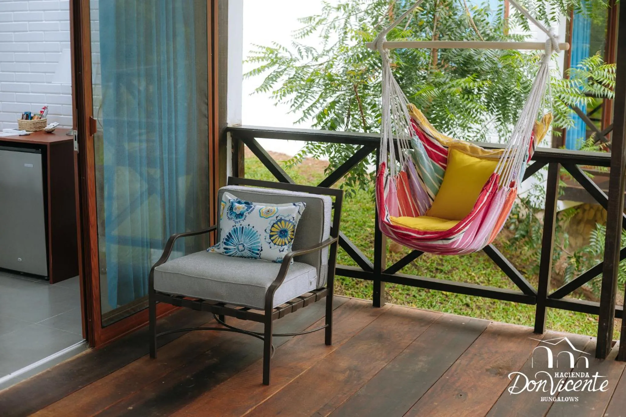 Balcony/Terrace in Hacienda Don Vicente Bungalows-Tarapoto