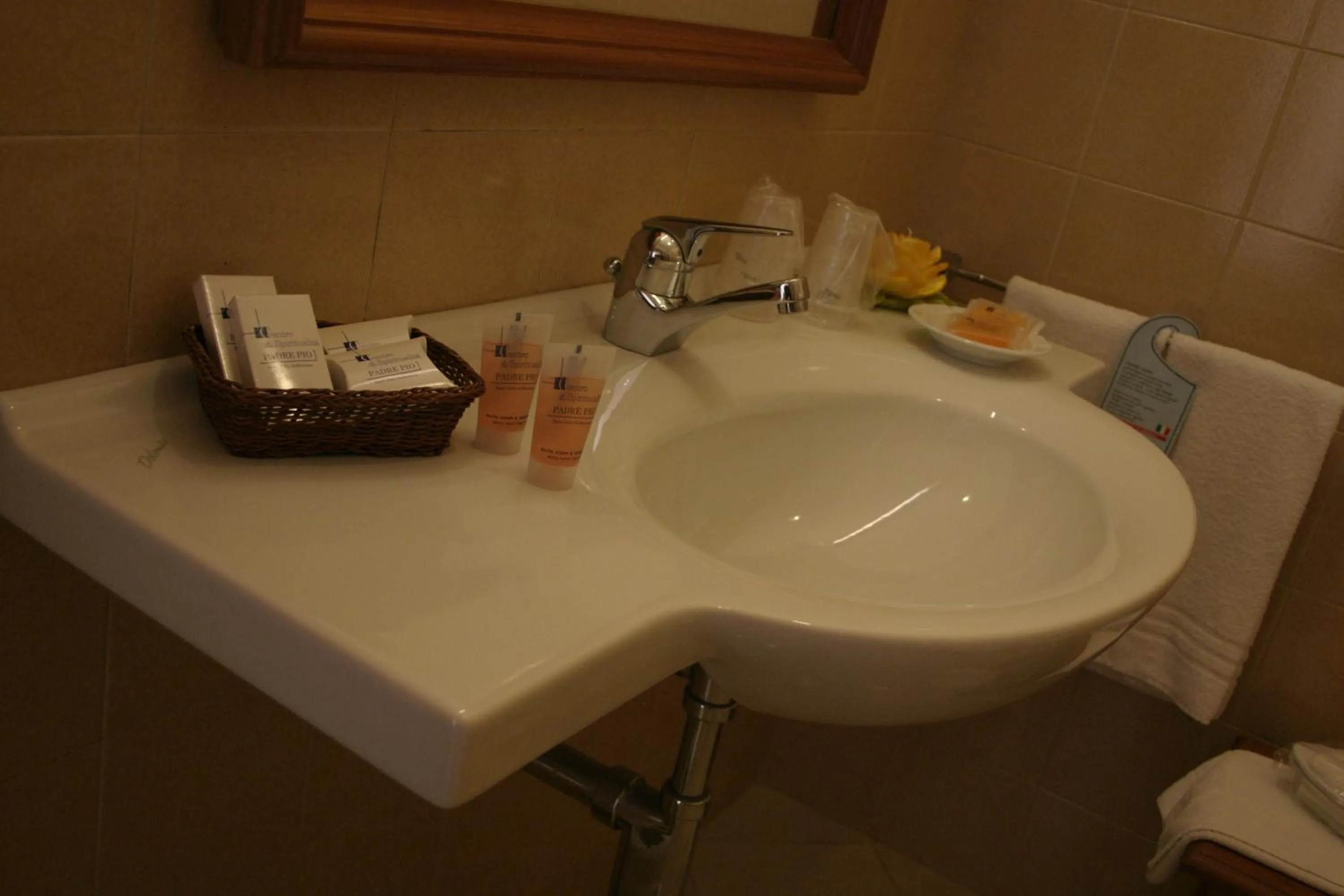 Bathroom in Hotel Centro di Spiritualità Padre Pio