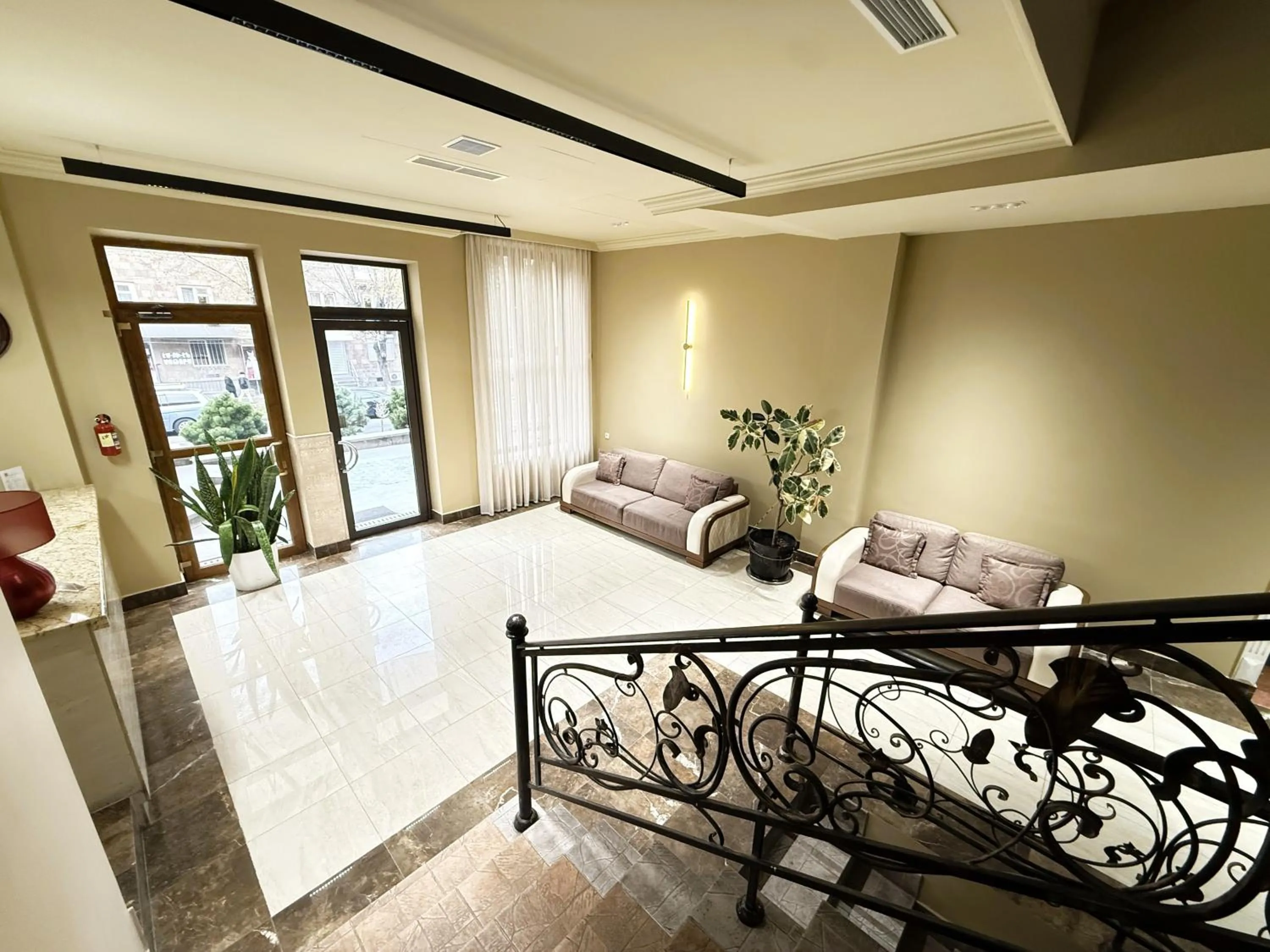 Text overlay in Yerevan Deluxe Hotel