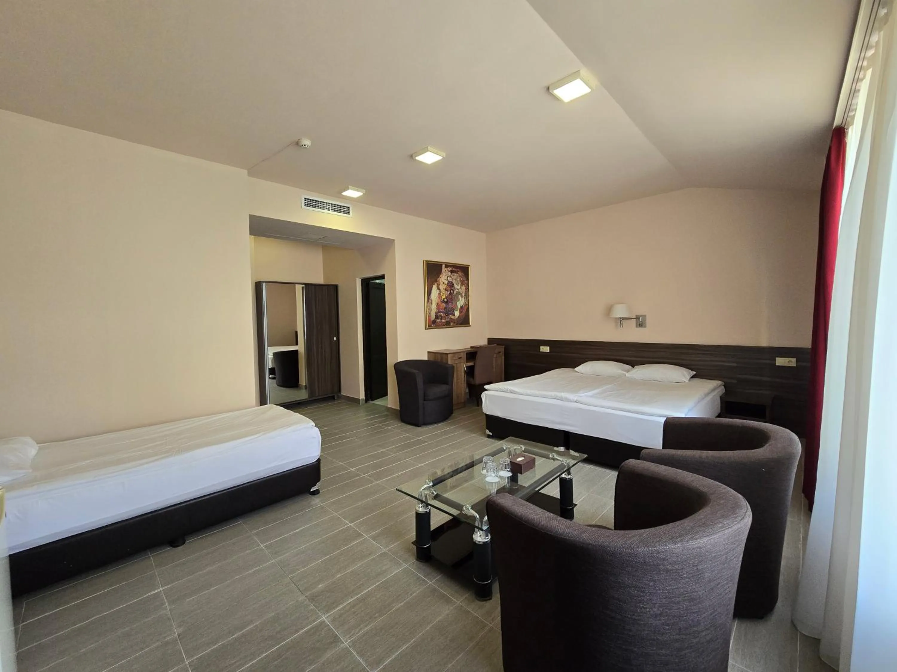 Bed in Yerevan Deluxe Hotel