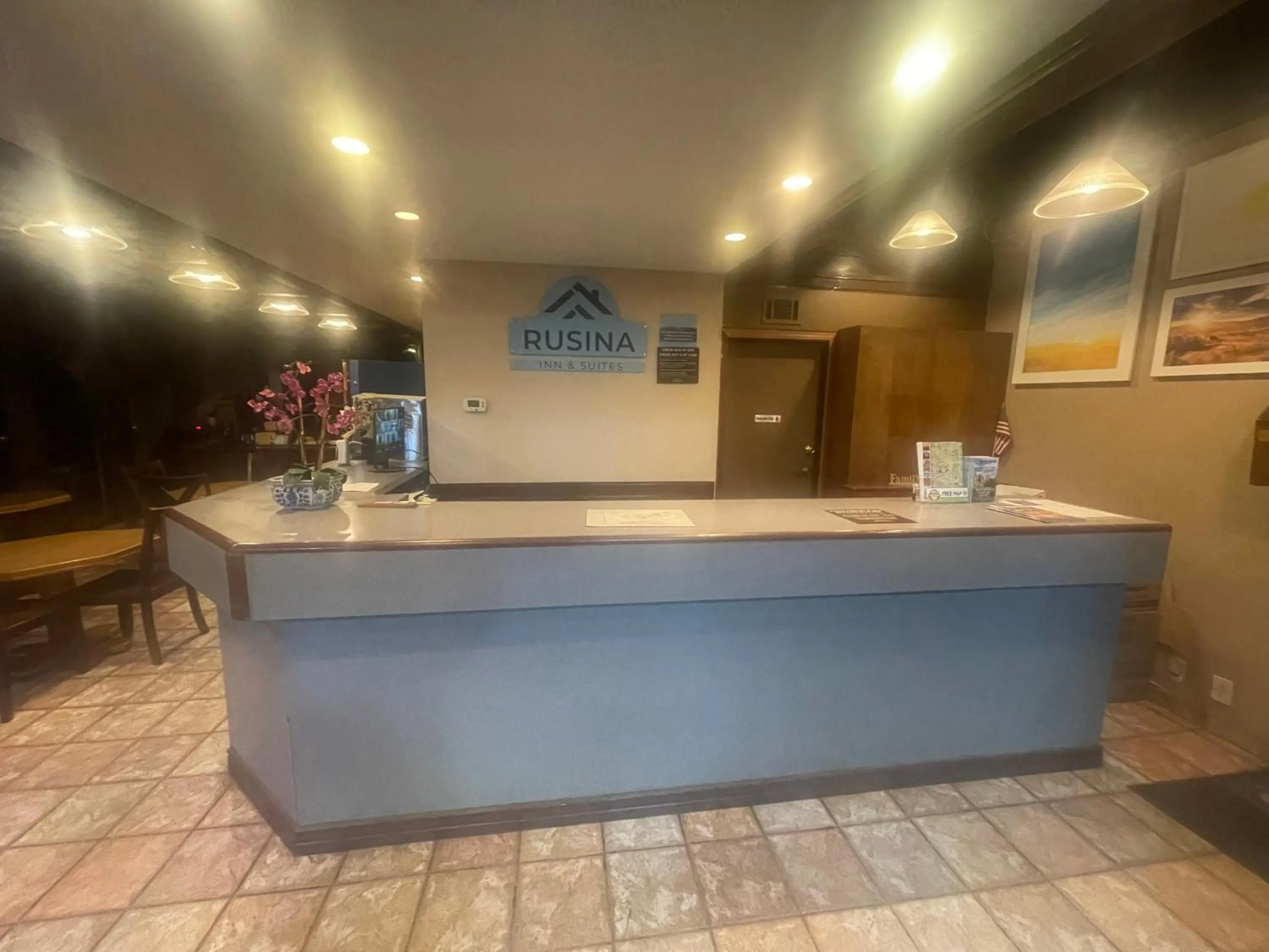 Lobby or reception in Rusina Inn