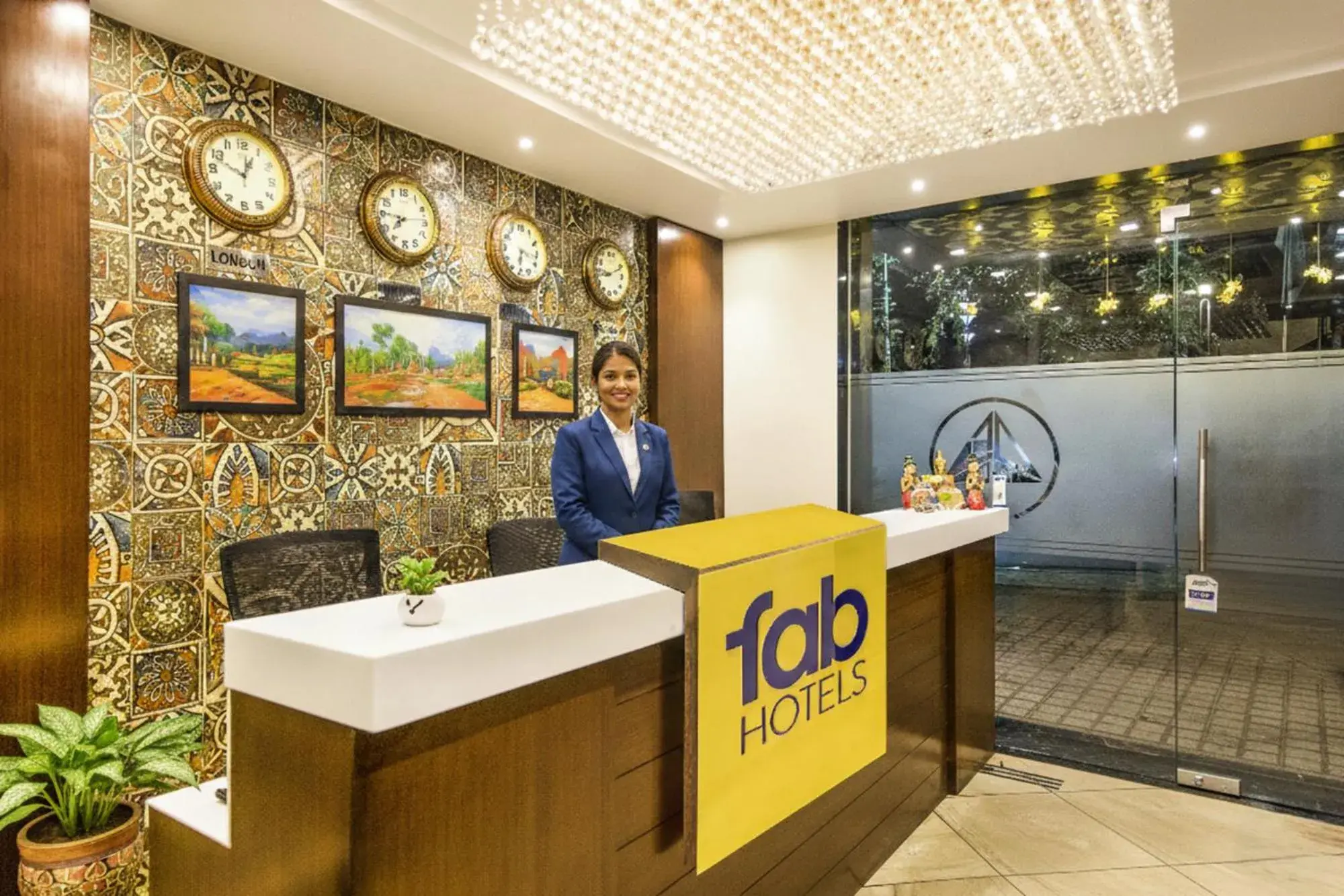 Lobby or reception in FabHotel De Sivalika - 500m from Belur Math Lobby or reception in FabHotel De Sivalika - 500m from Belur Math