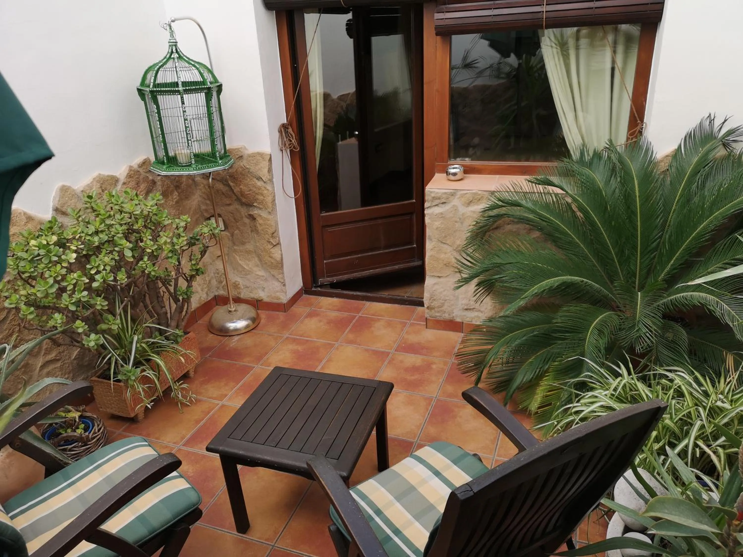 Patio in Hotel Triskel