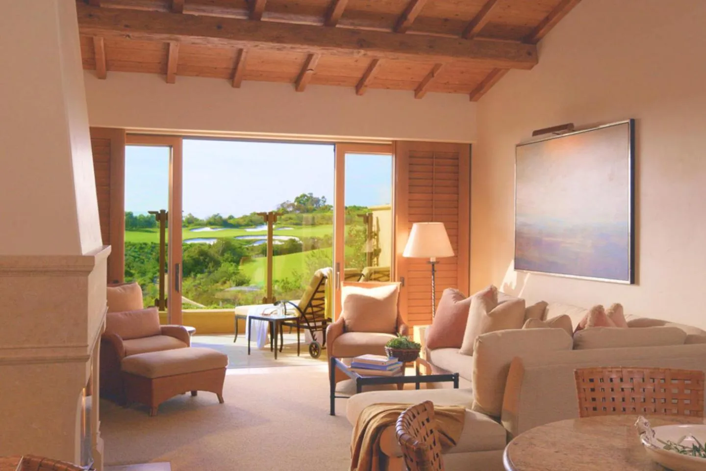 Living room in The Resort at Pelican Hill