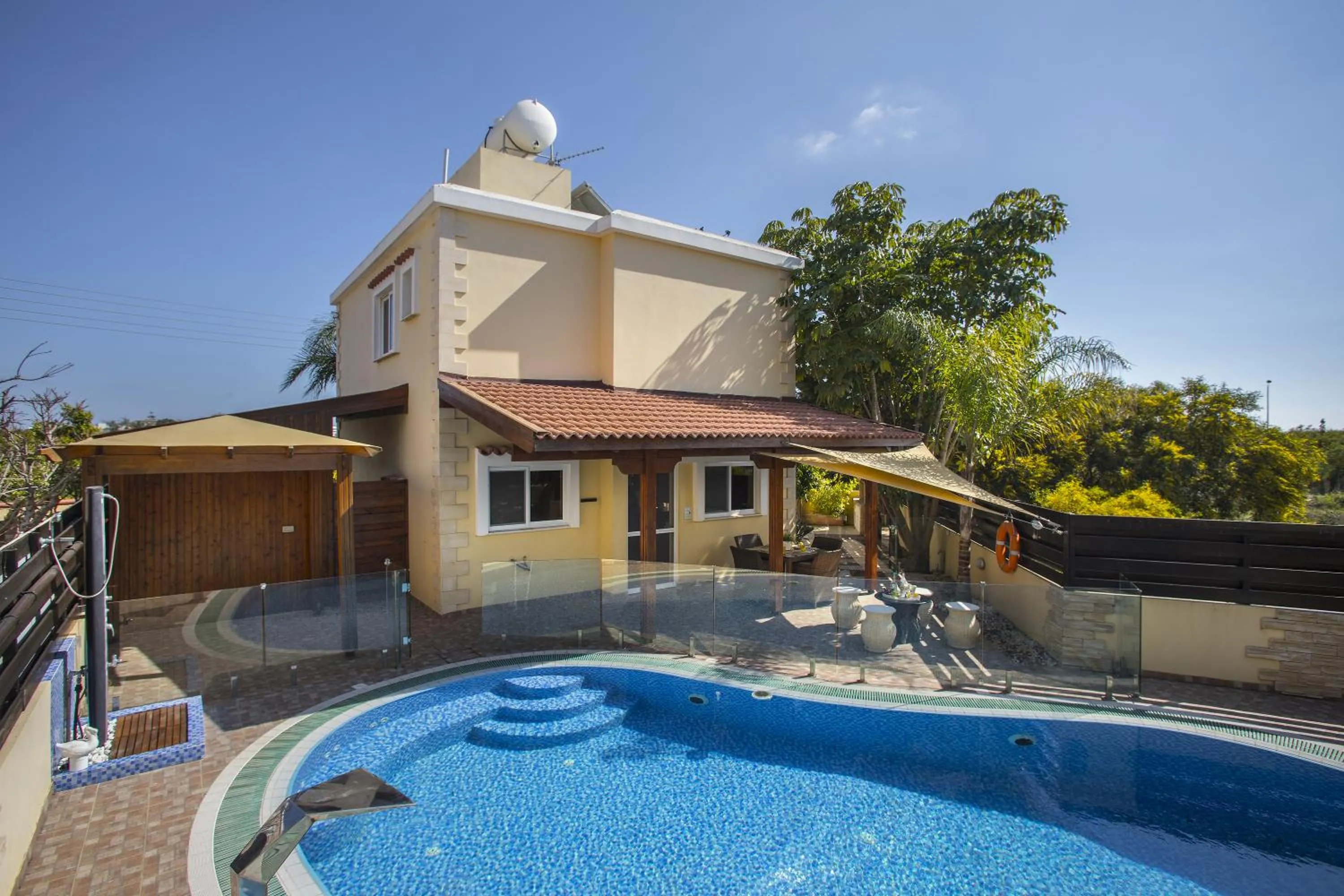 Swimming pool in Ayia Napa Tropical Beach Villa