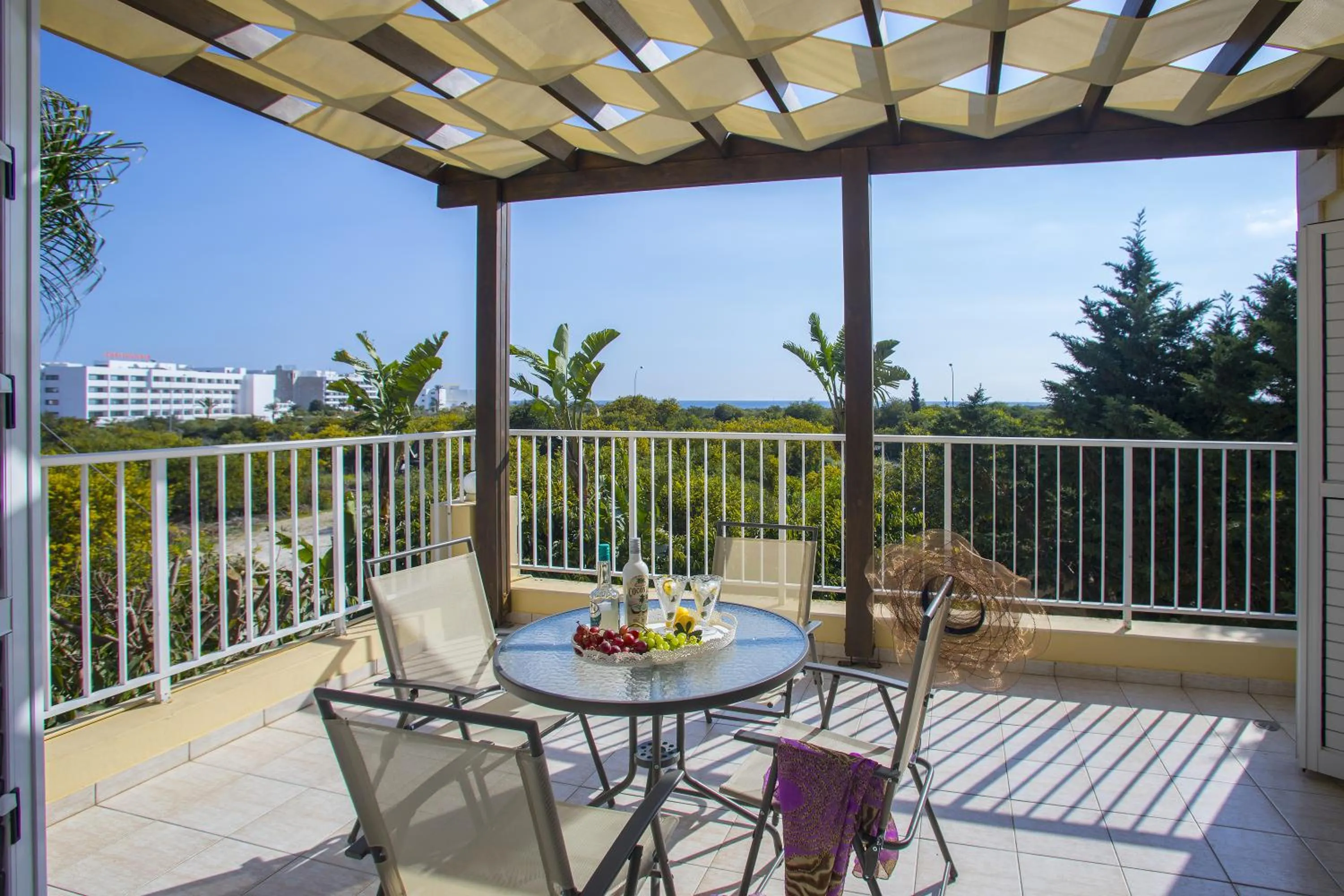 Balcony/Terrace in Ayia Napa Tropical Beach Villa