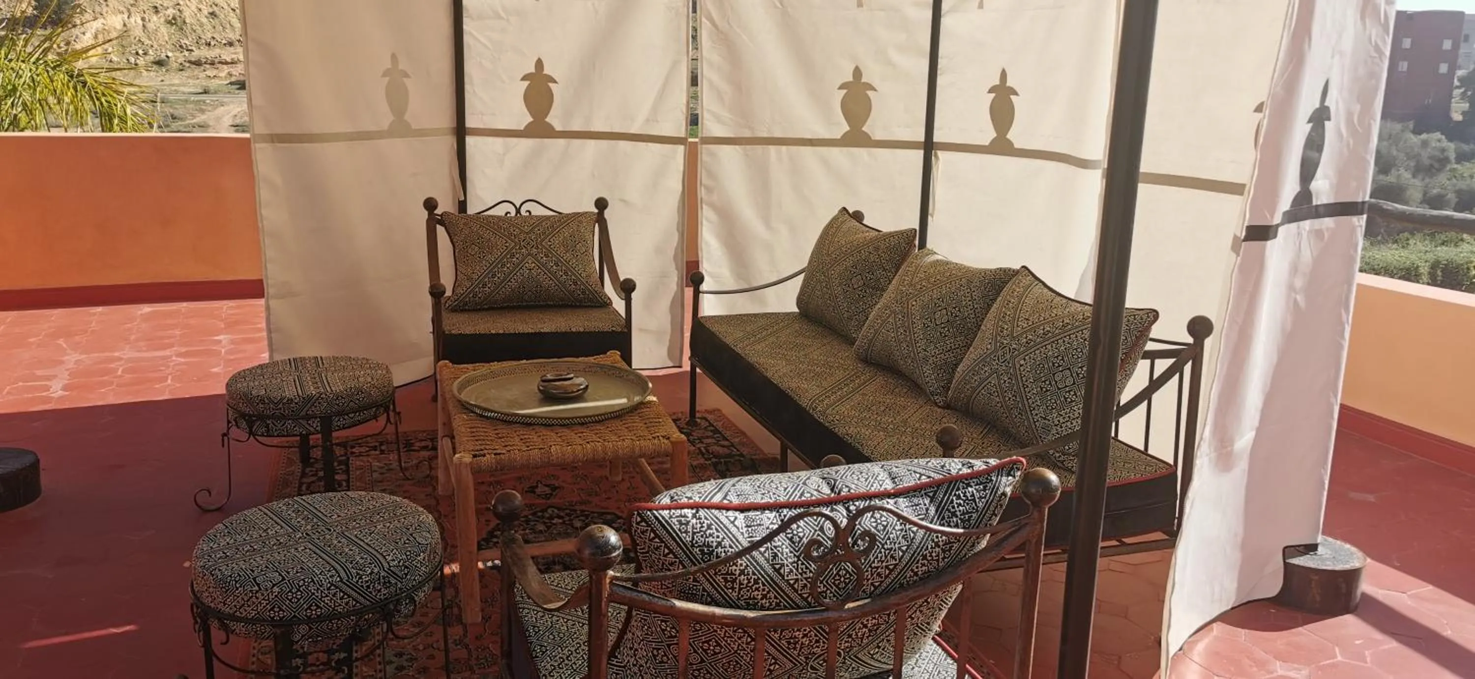 Balcony/Terrace in Riad Asmaa Agadir