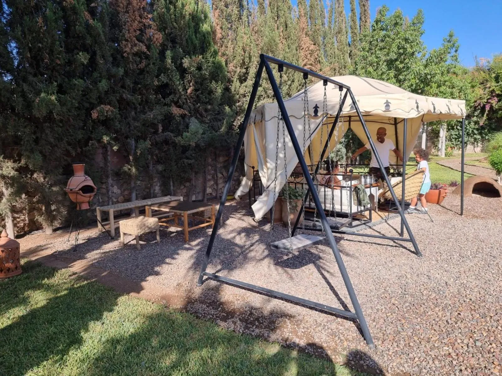 Children play ground in Riad Asmaa Agadir