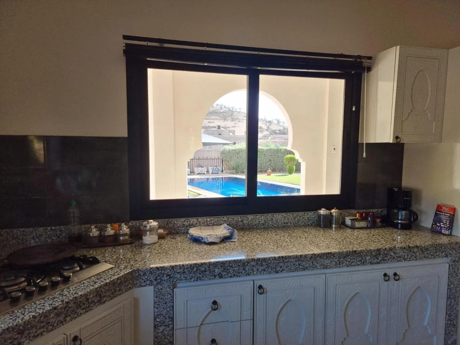 Communal kitchen in Riad Asmaa Agadir