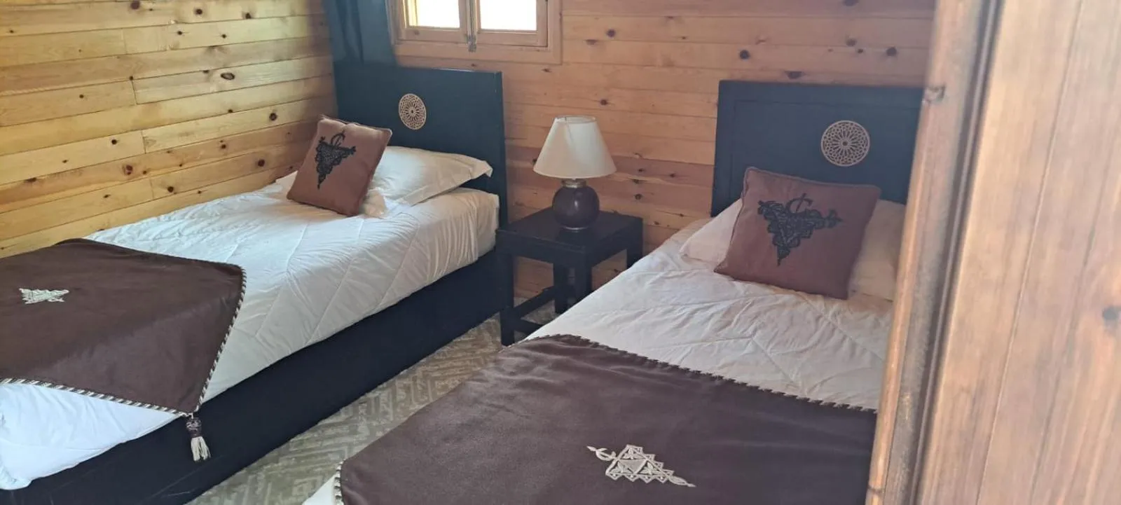 Bed in Riad Asmaa Agadir
