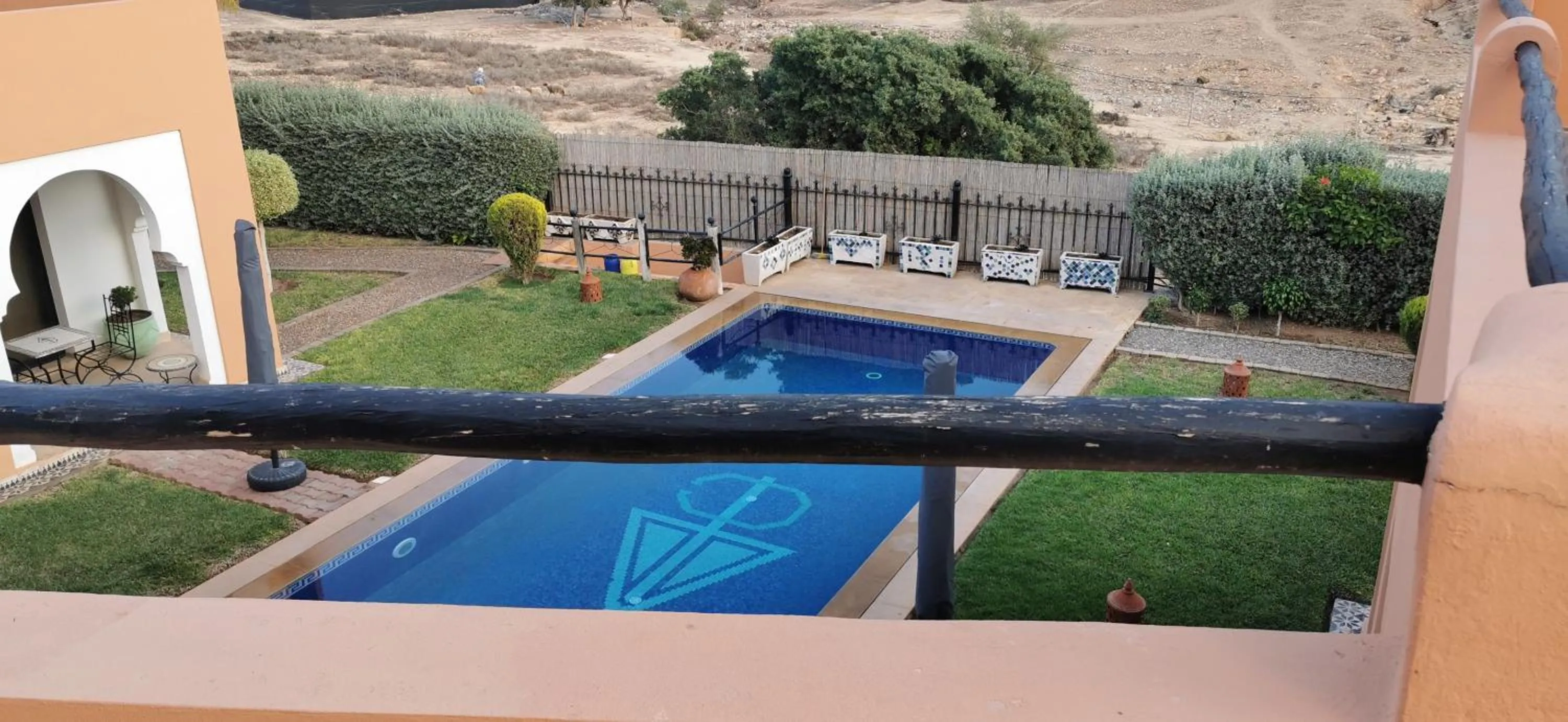 Pool view in Riad Asmaa Agadir