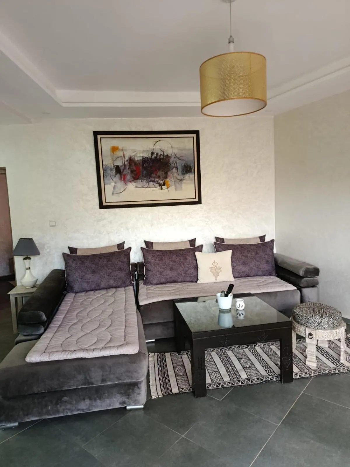 Bed in Riad Asmaa Agadir