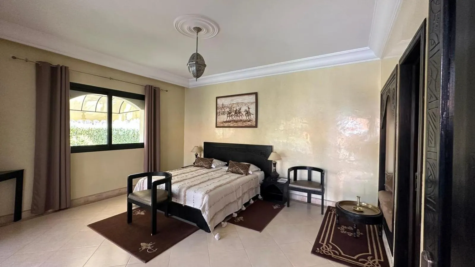 Bed in Riad Asmaa Agadir