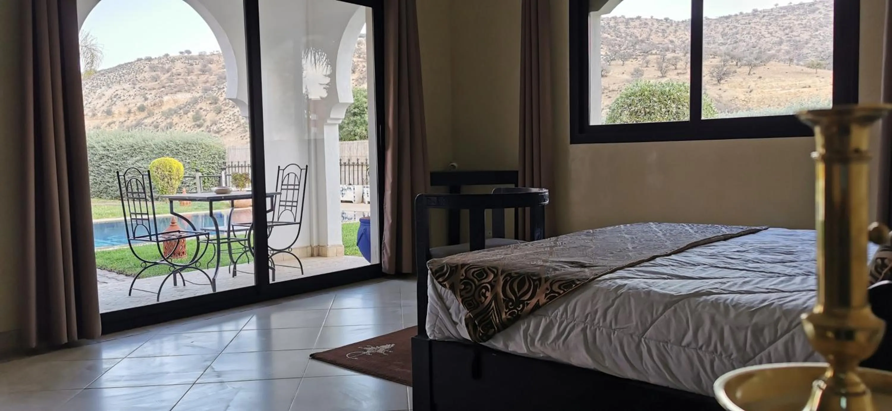 Garden view, Bed in Riad Asmaa Agadir