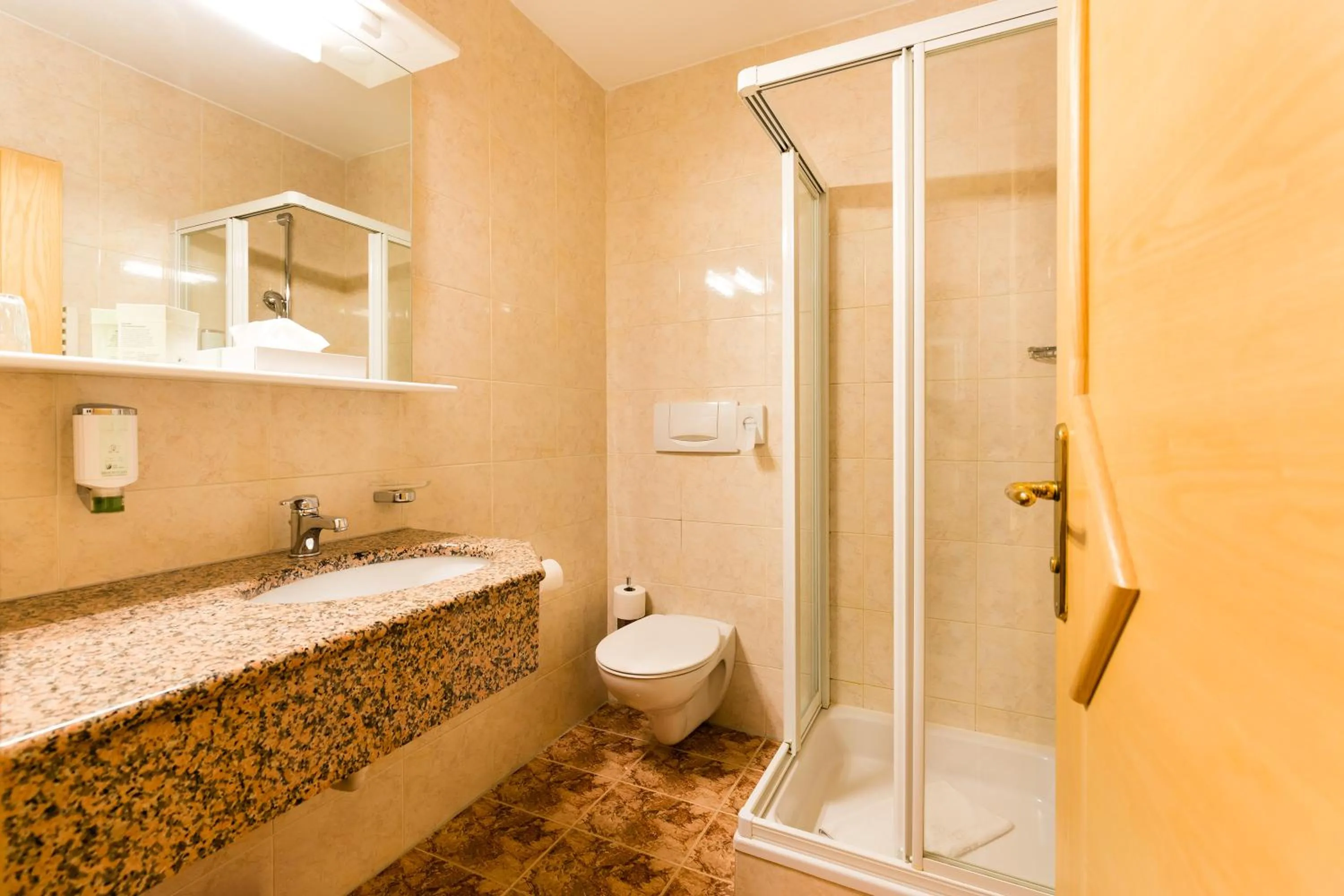 Shower in Hotel Schneeberg FAMILY SPA RESORT