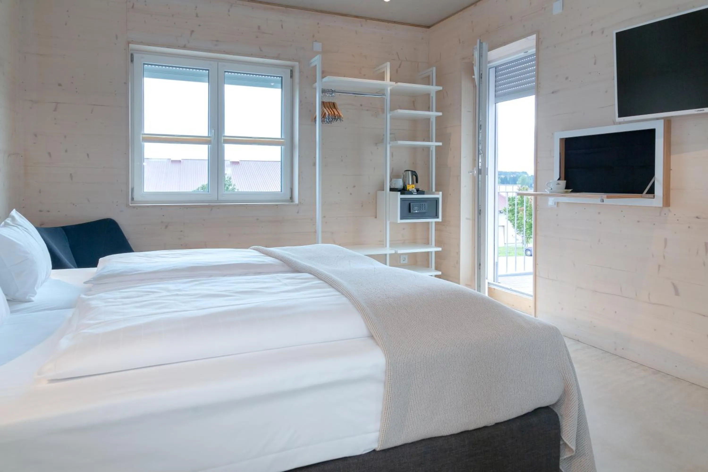 Bedroom, Bed in Schlafzimmer - self Check-in