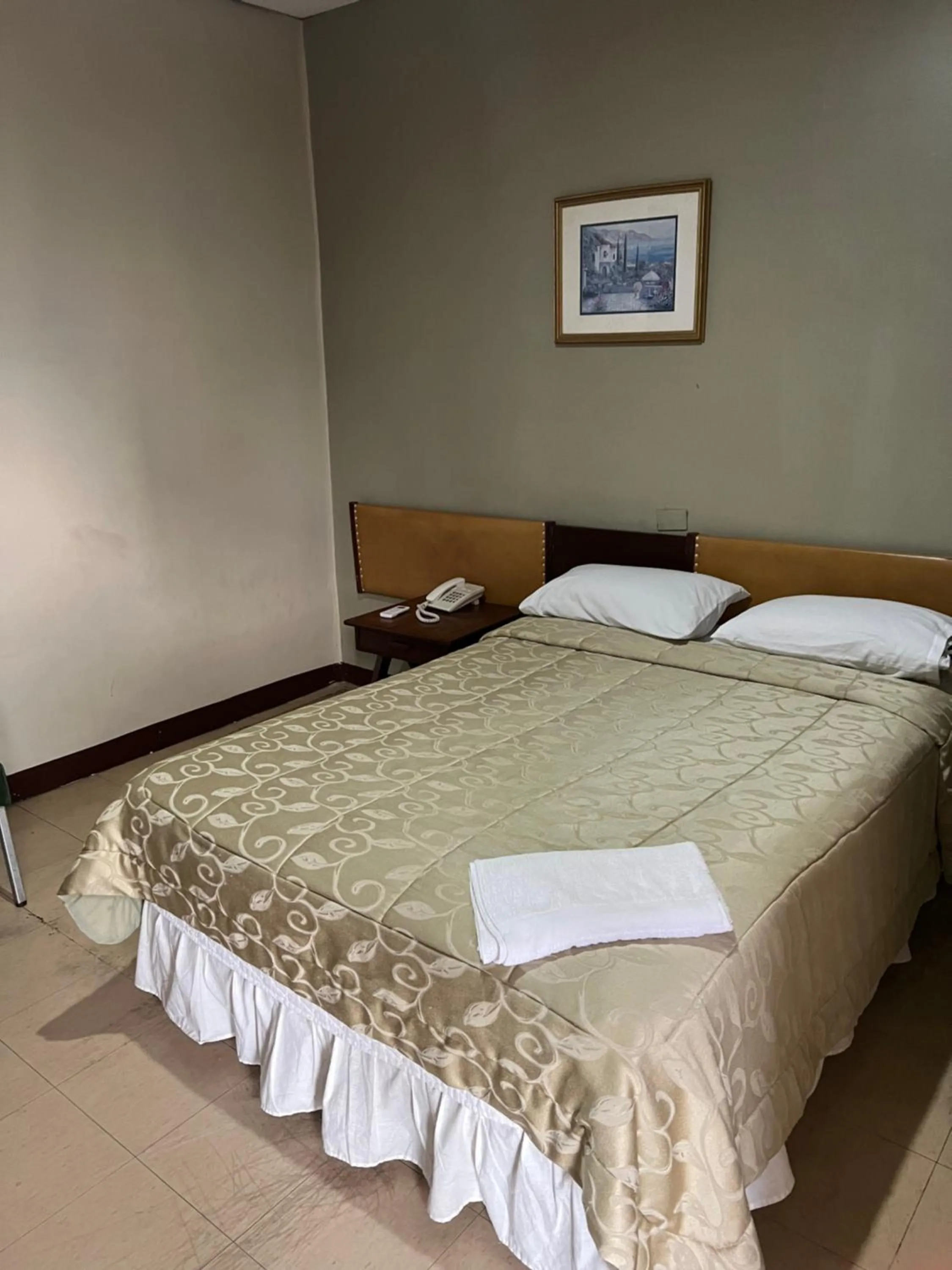 Bed in Hotel Rizzo