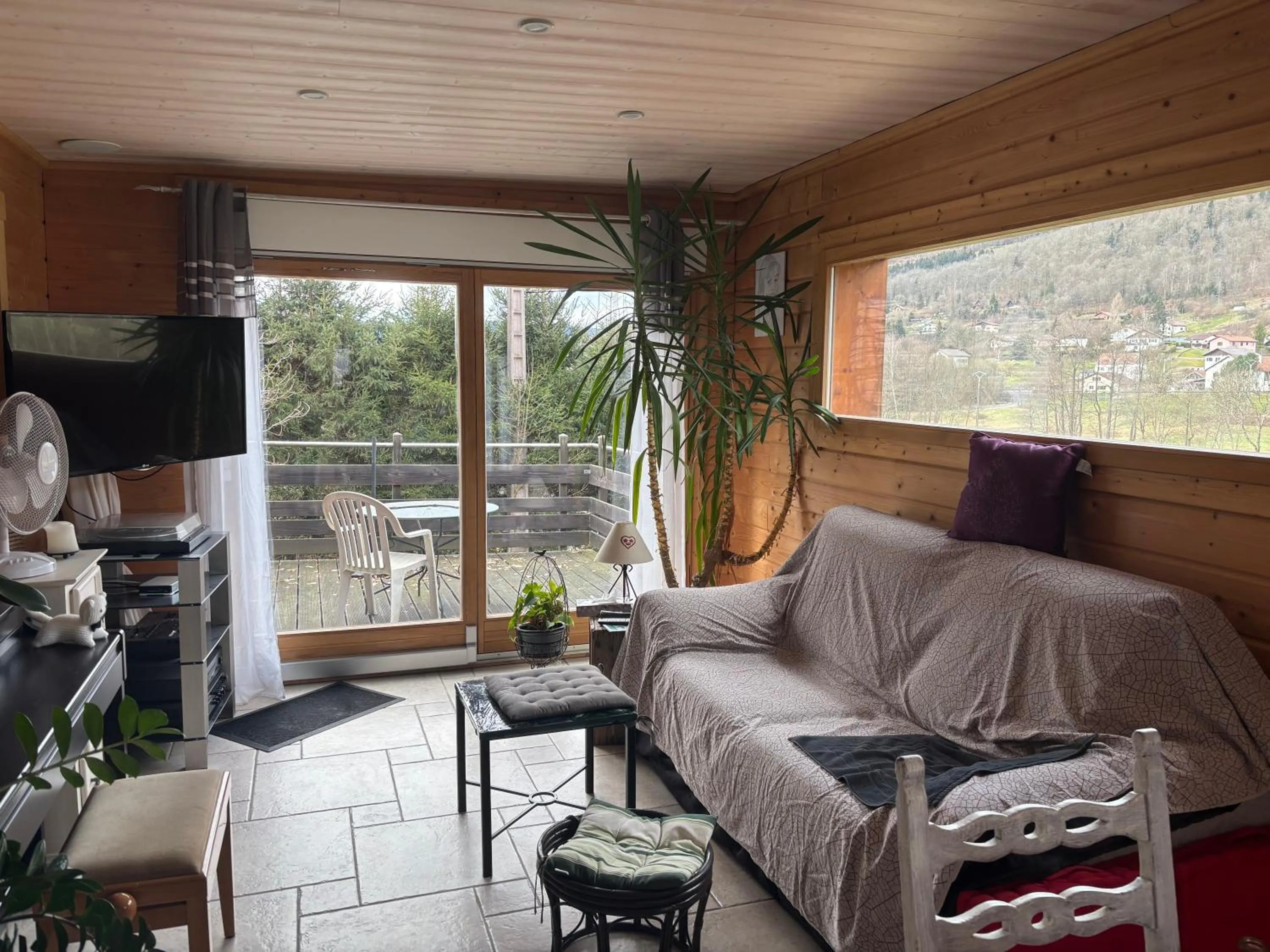 Patio in chalet vosgien
