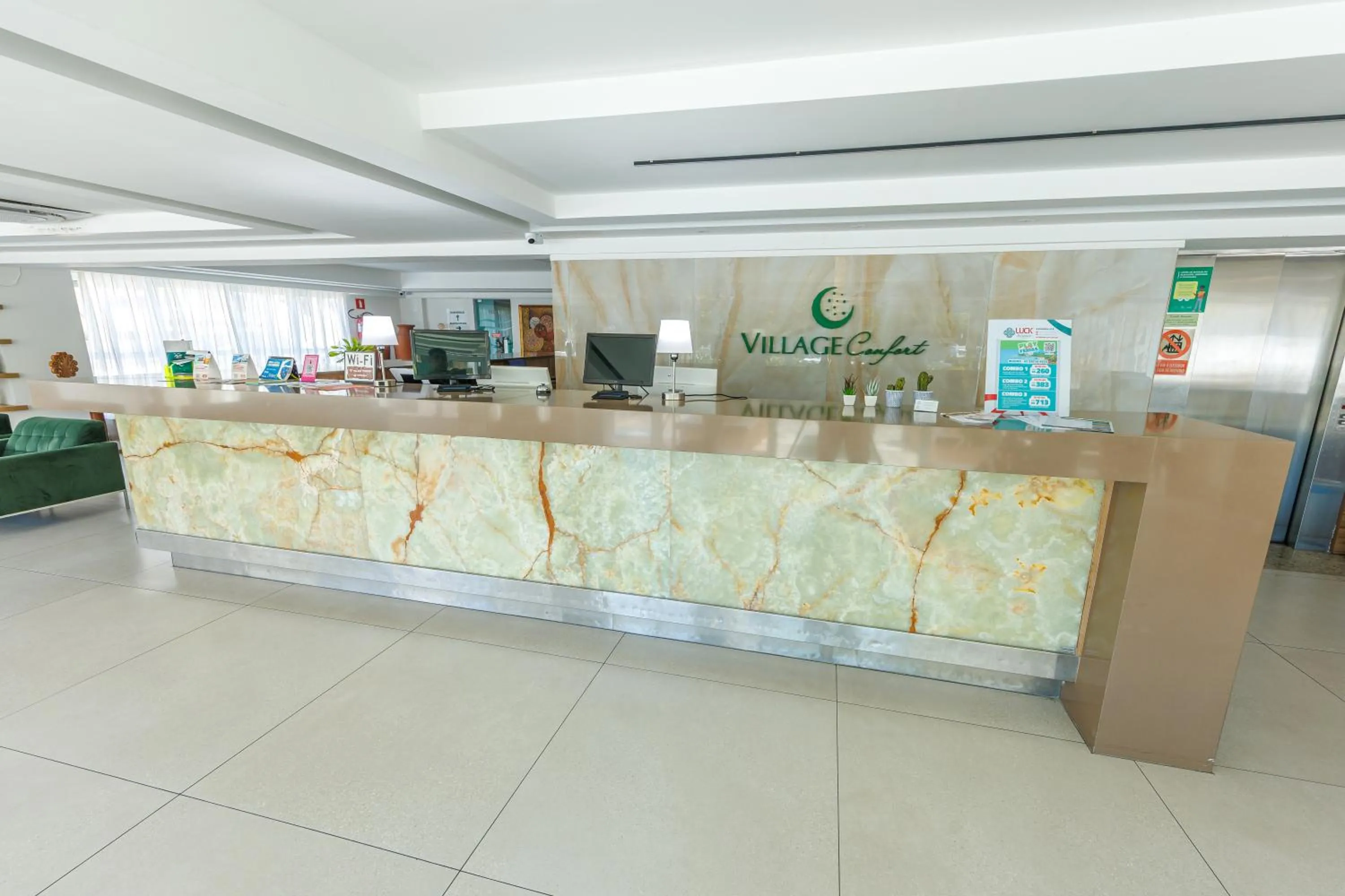 Lobby or reception in Hotel Village Confort