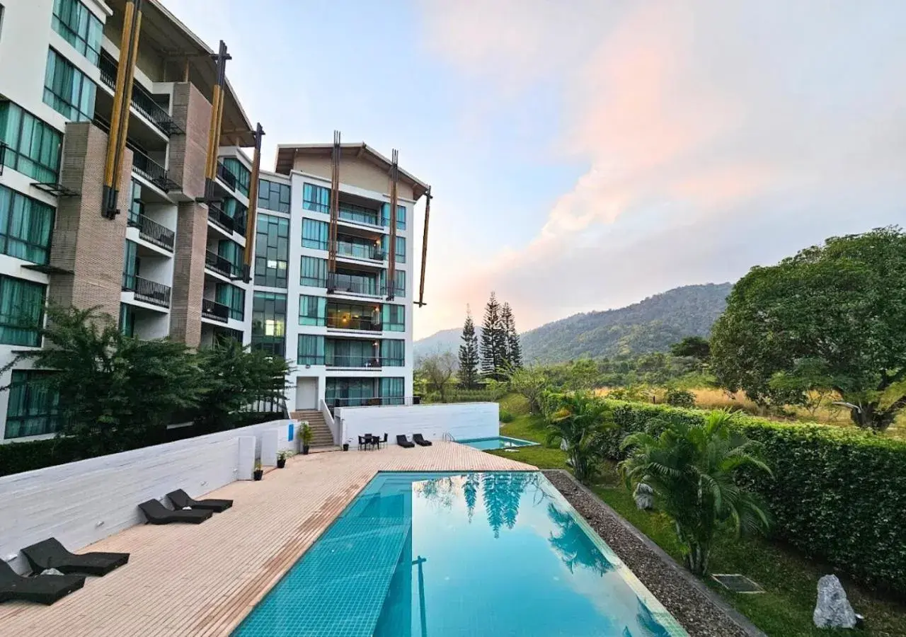 Pool view in Zen Next Khao Yai By ZV Pool view in Zen Next Khao Yai By ZV
