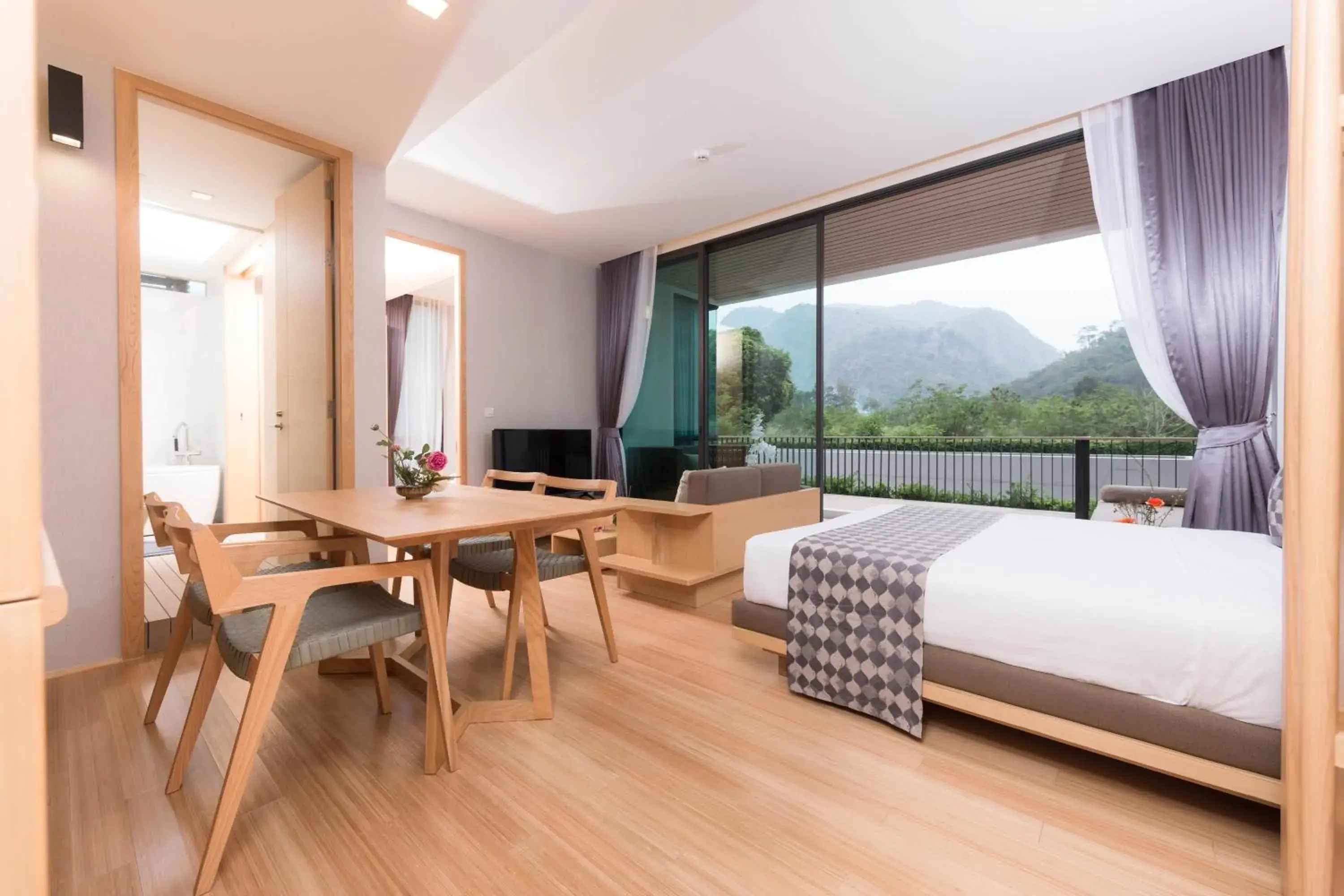 Bedroom, Bed in Zen Next Khao Yai By ZV Bedroom, Bed in Zen Next Khao Yai By ZV