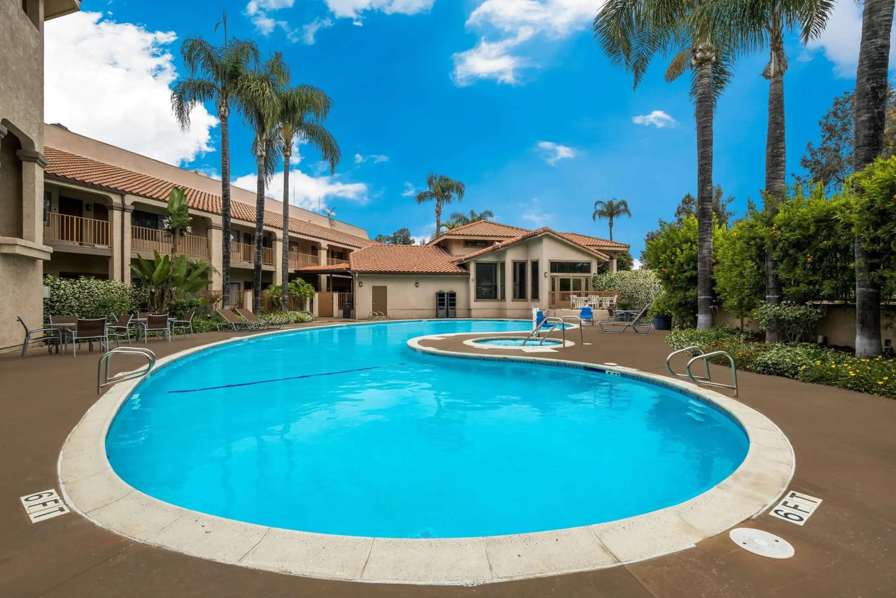 Pool view in Best Western Diamond Bar Hotel & Suites Pool view in Best Western Diamond Bar Hotel & Suites