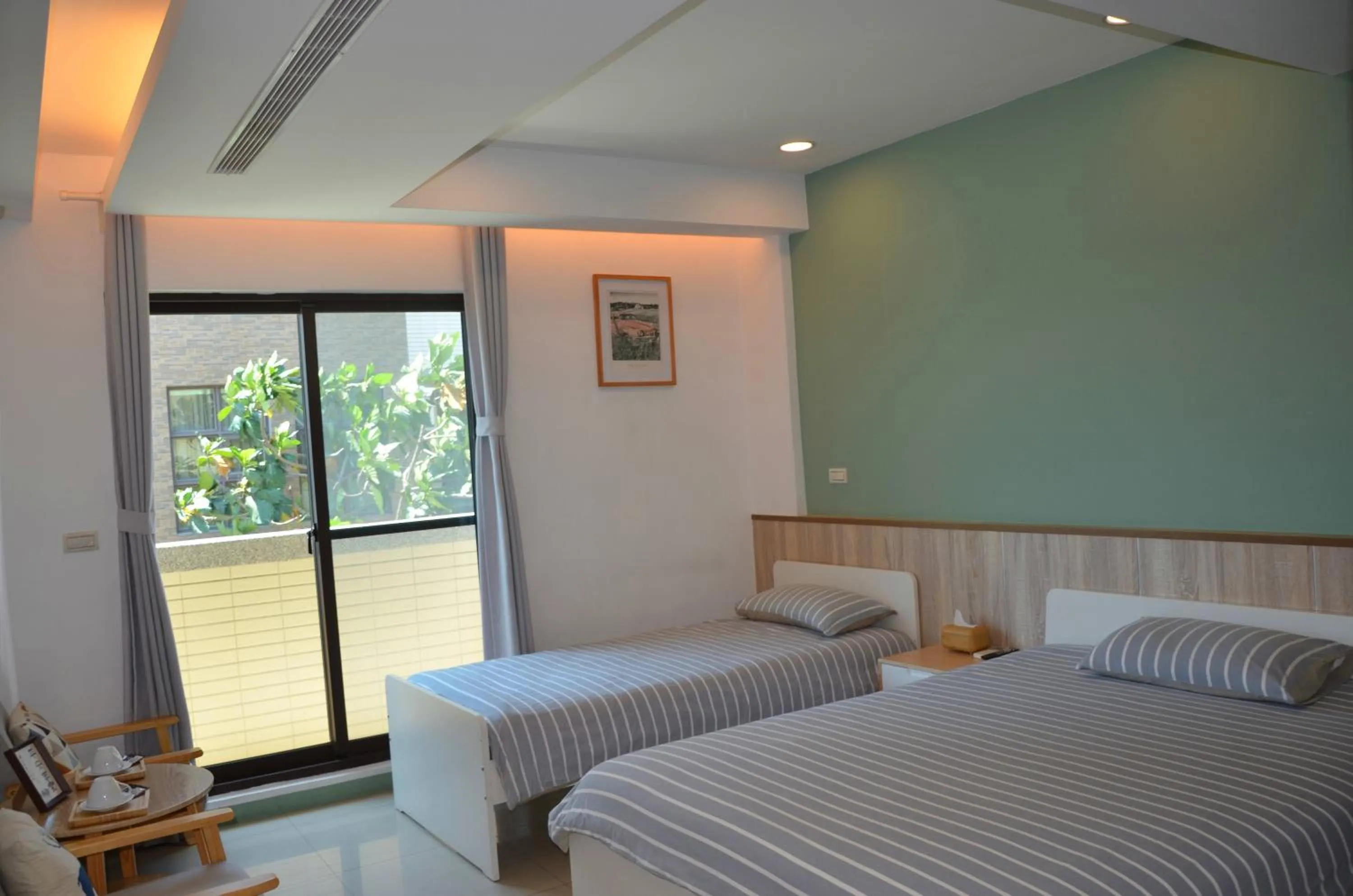 Bed in Blowing in the wind Homestay