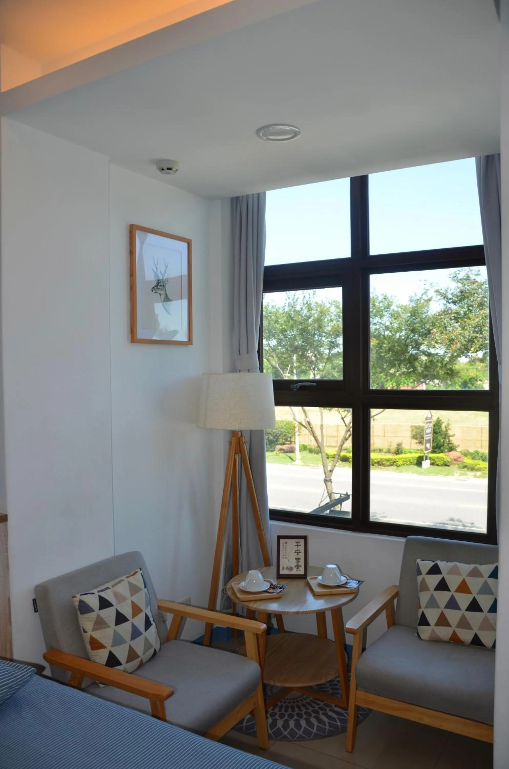 Seating area in Blowing in the wind Homestay