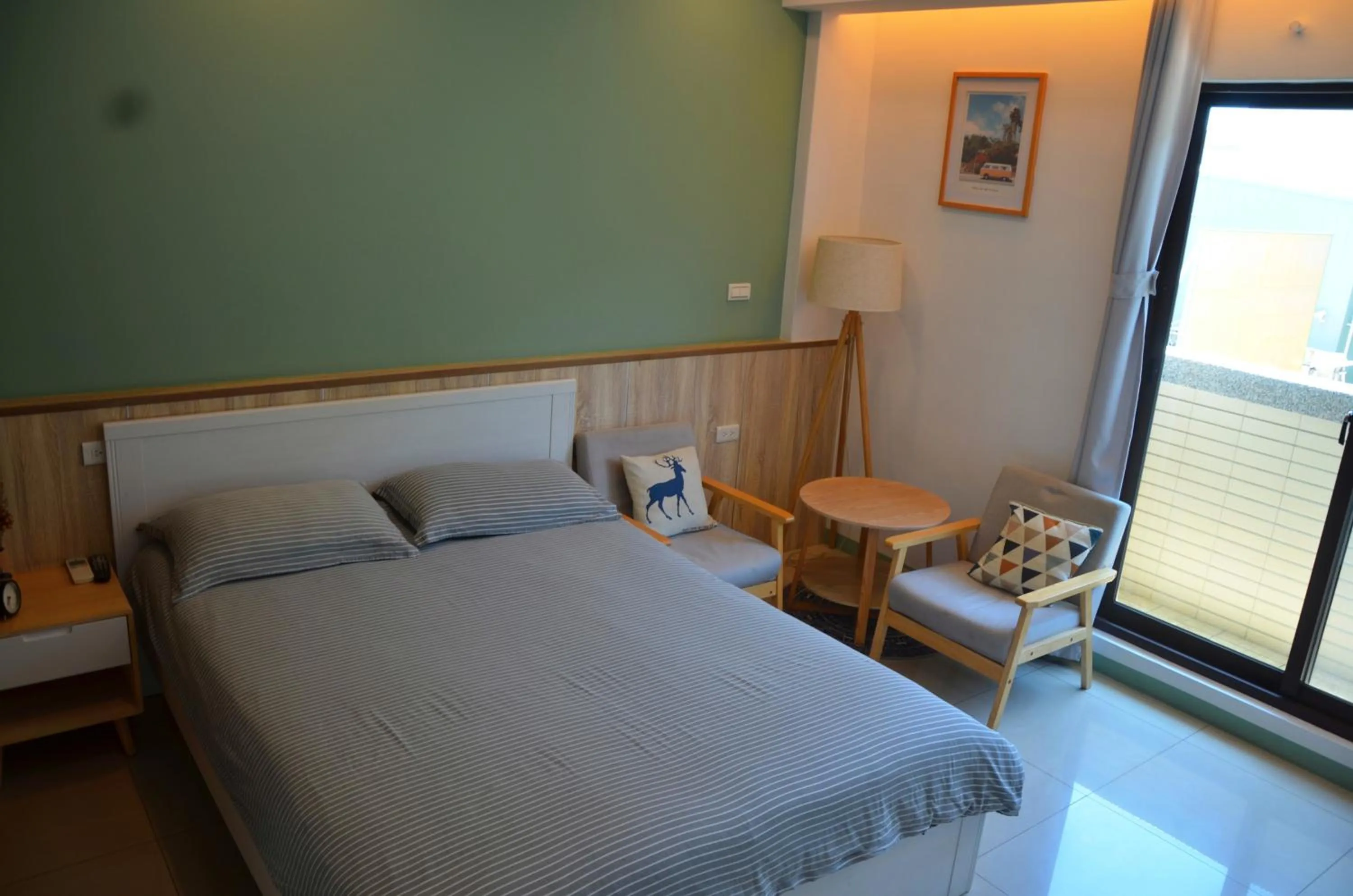 Bed in Blowing in the wind Homestay