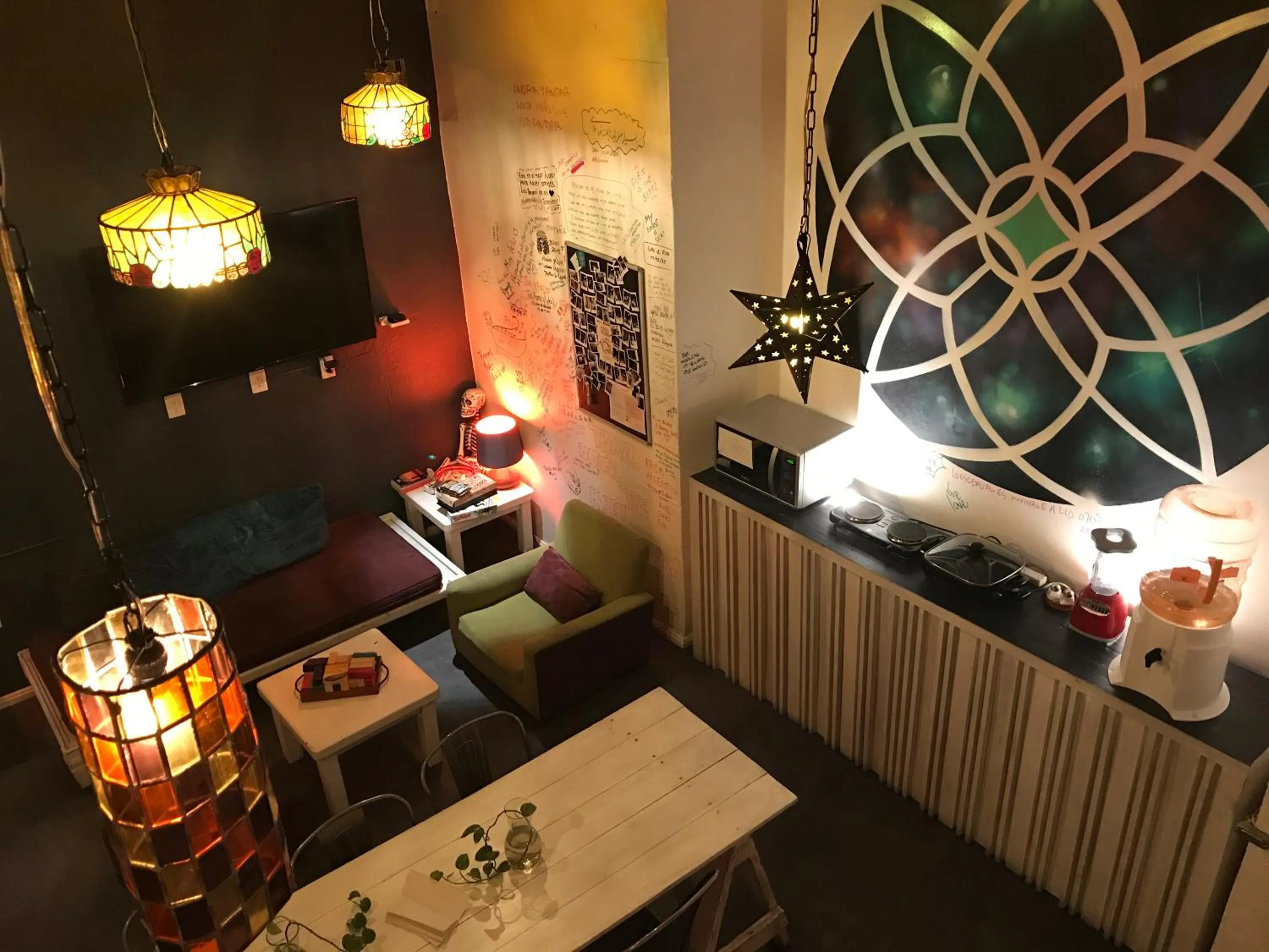 Kitchen or kitchenette in Hostal Regina Down Town Mexico City