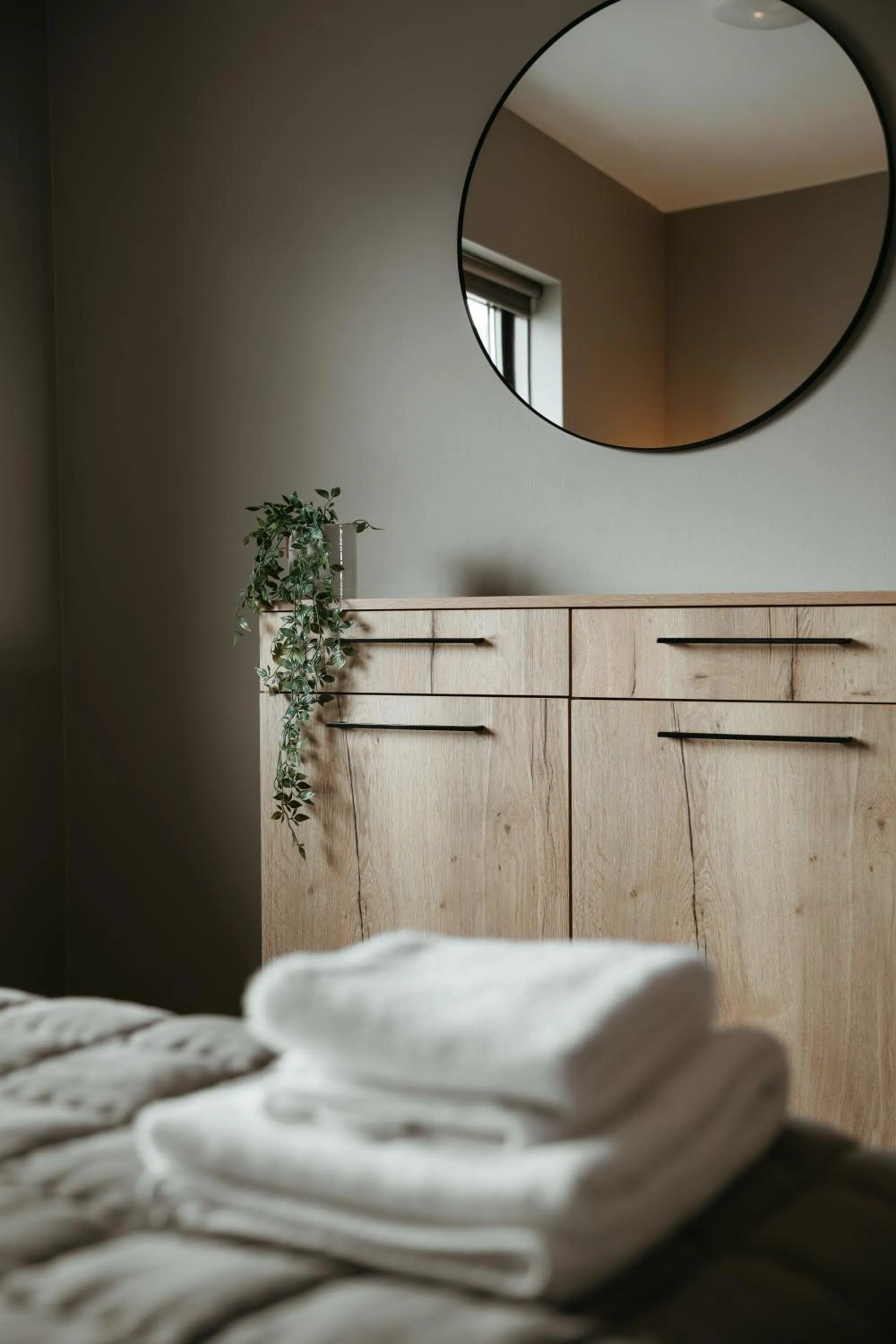 Bed in Vík Apartments