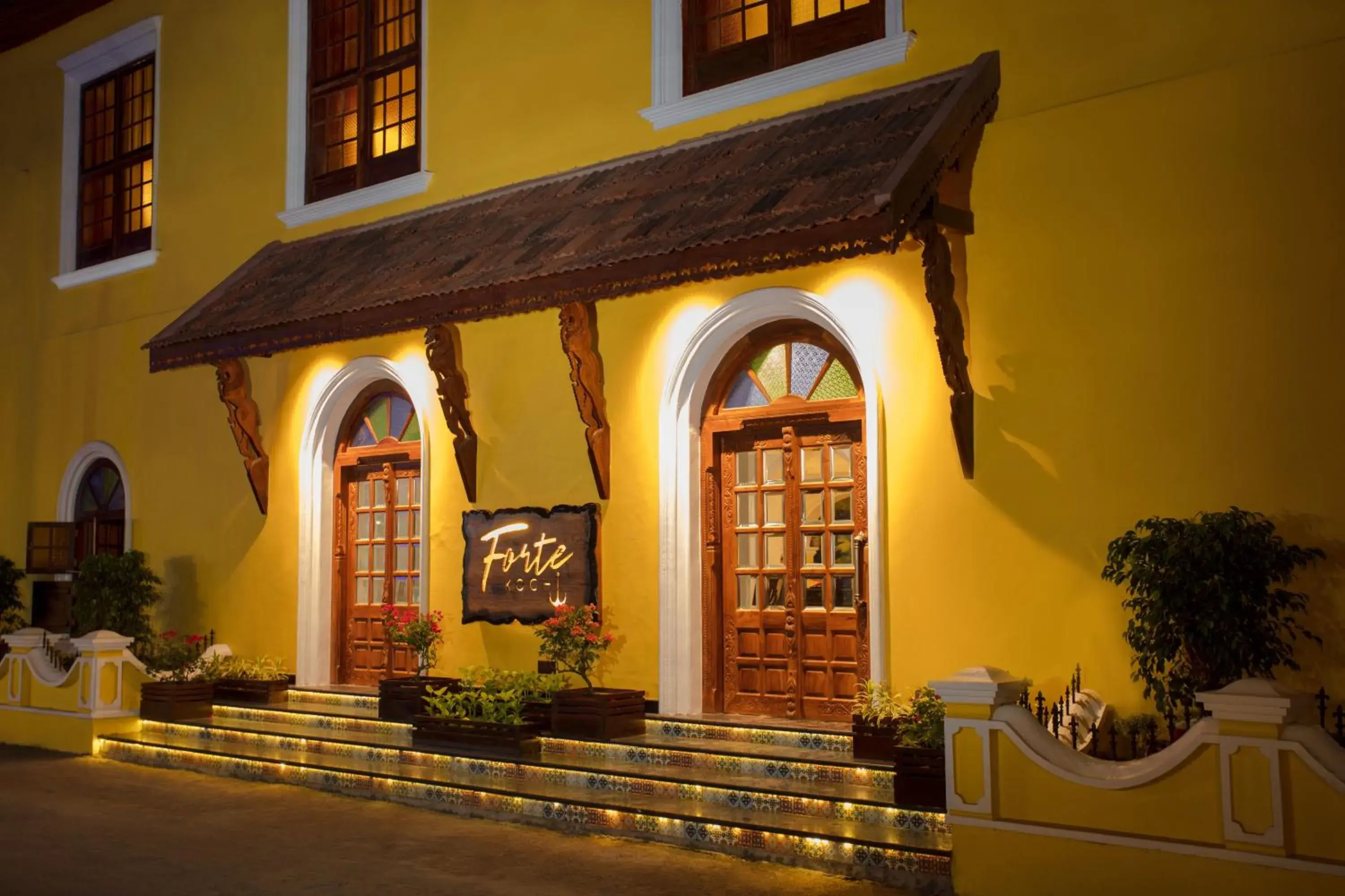 Facade/entrance in Forte Kochi Facade/entrance in Forte Kochi