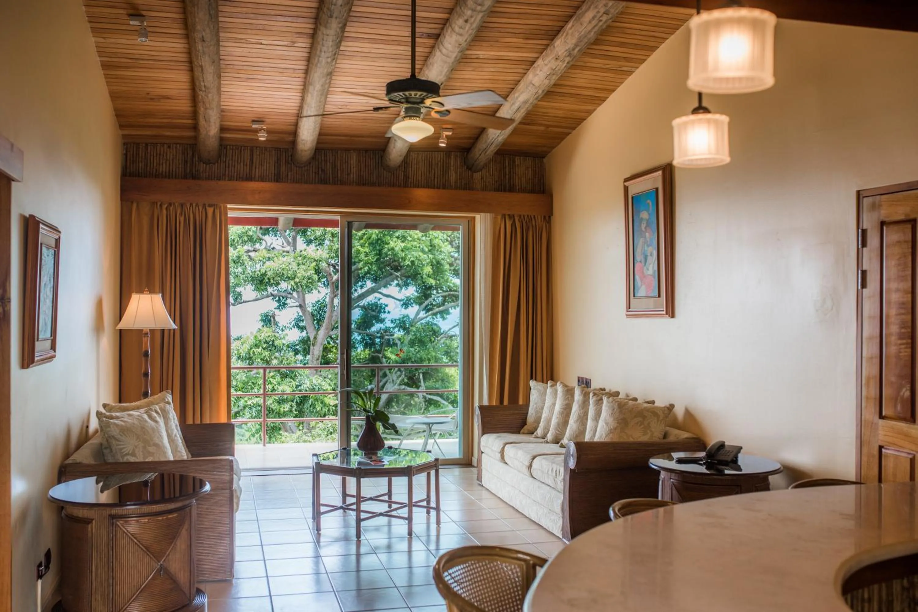 Living room in Si Como No Resort & Wildlife Refuge