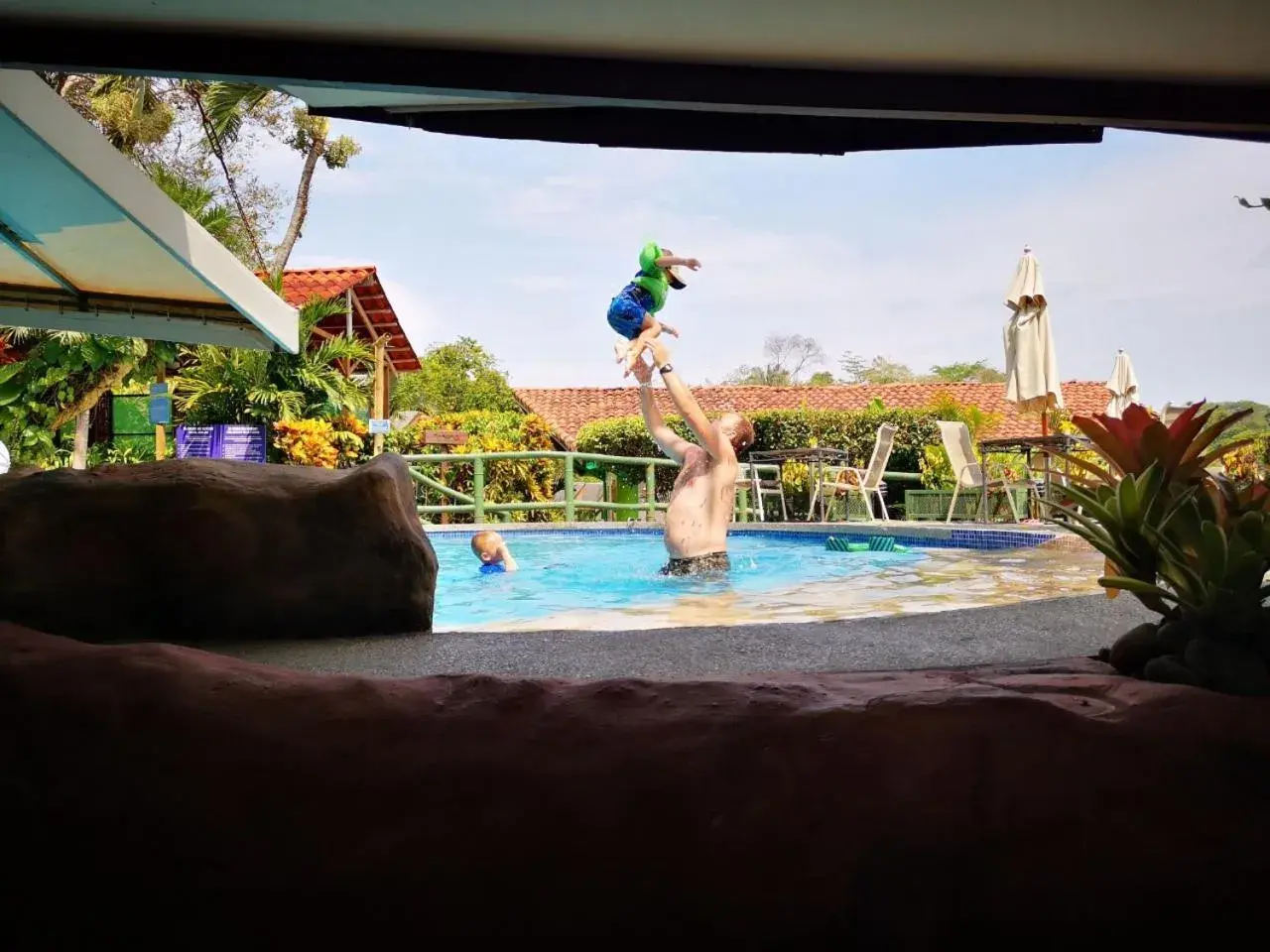 Swimming pool in Si Como No Resort & Wildlife Refuge Swimming pool in Si Como No Resort & Wildlife Refuge