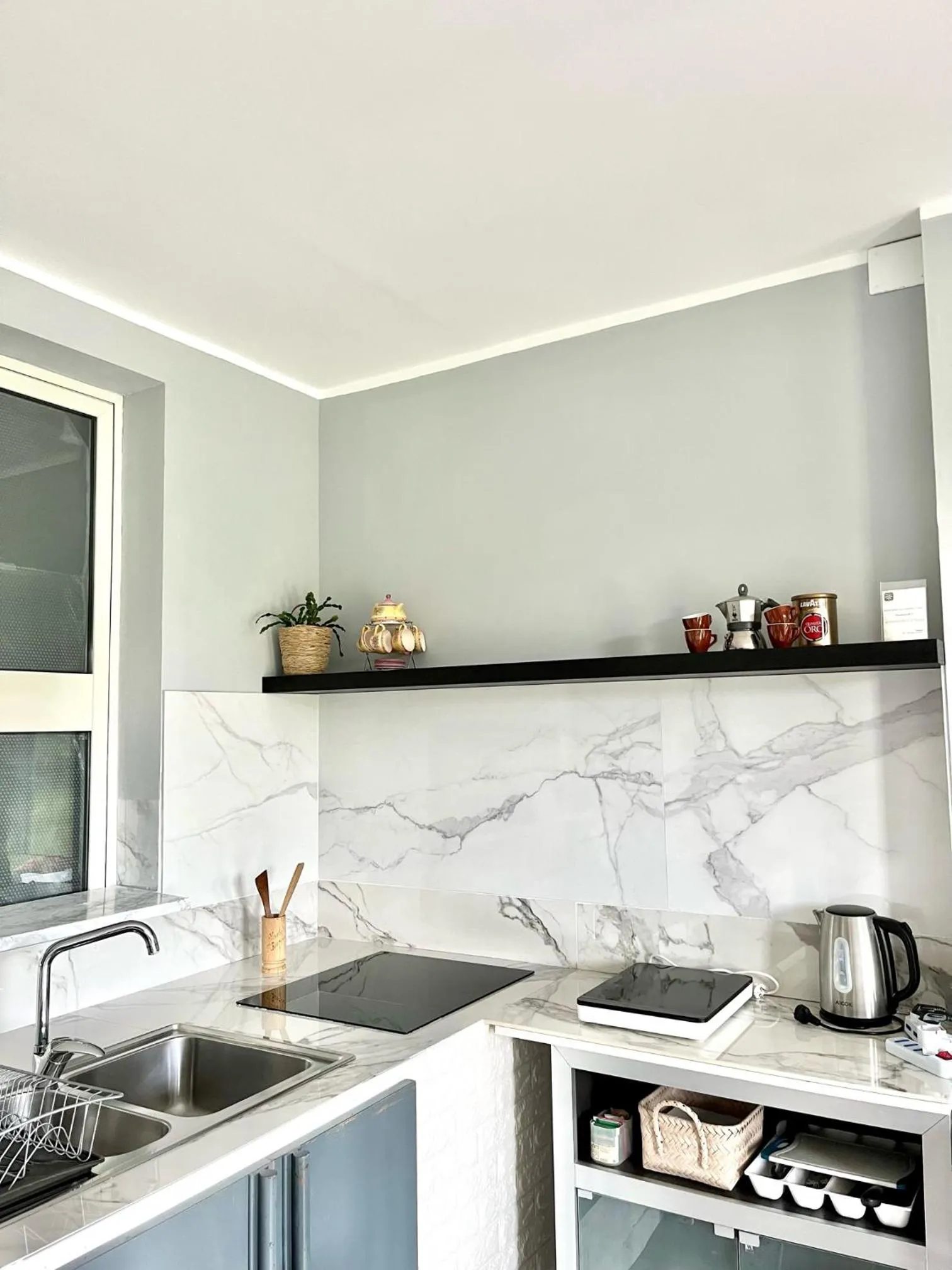 Kitchen or kitchenette in B&B Le Palme