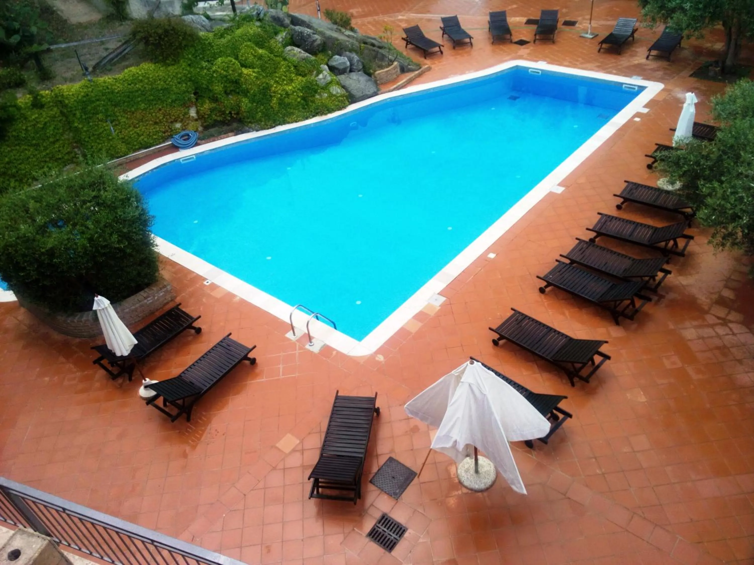 Pool view in Residenza Mediterranea