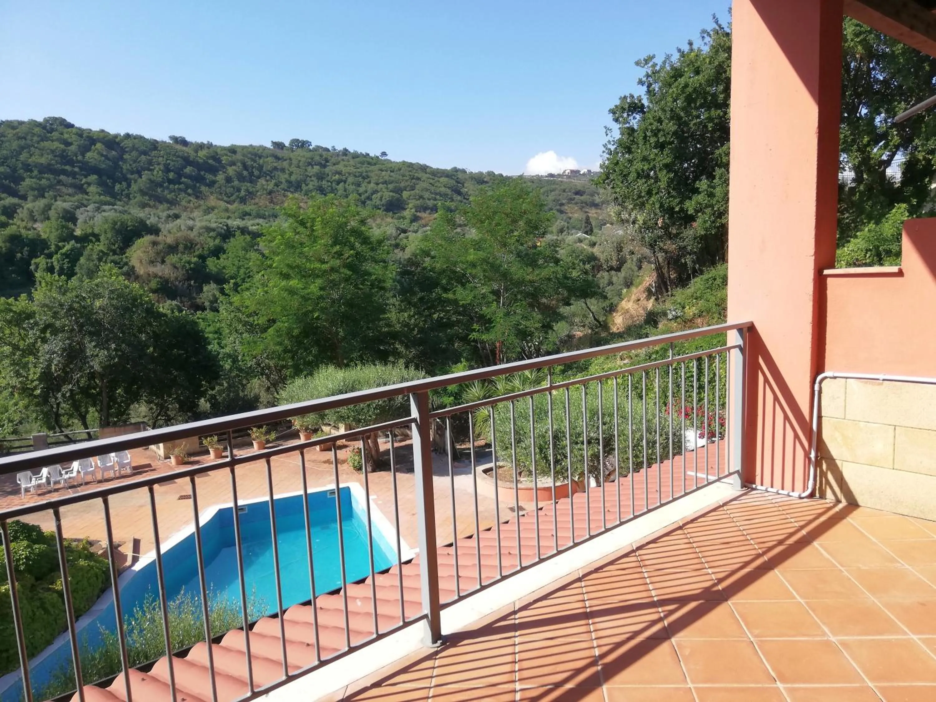 Pool view in Residenza Mediterranea