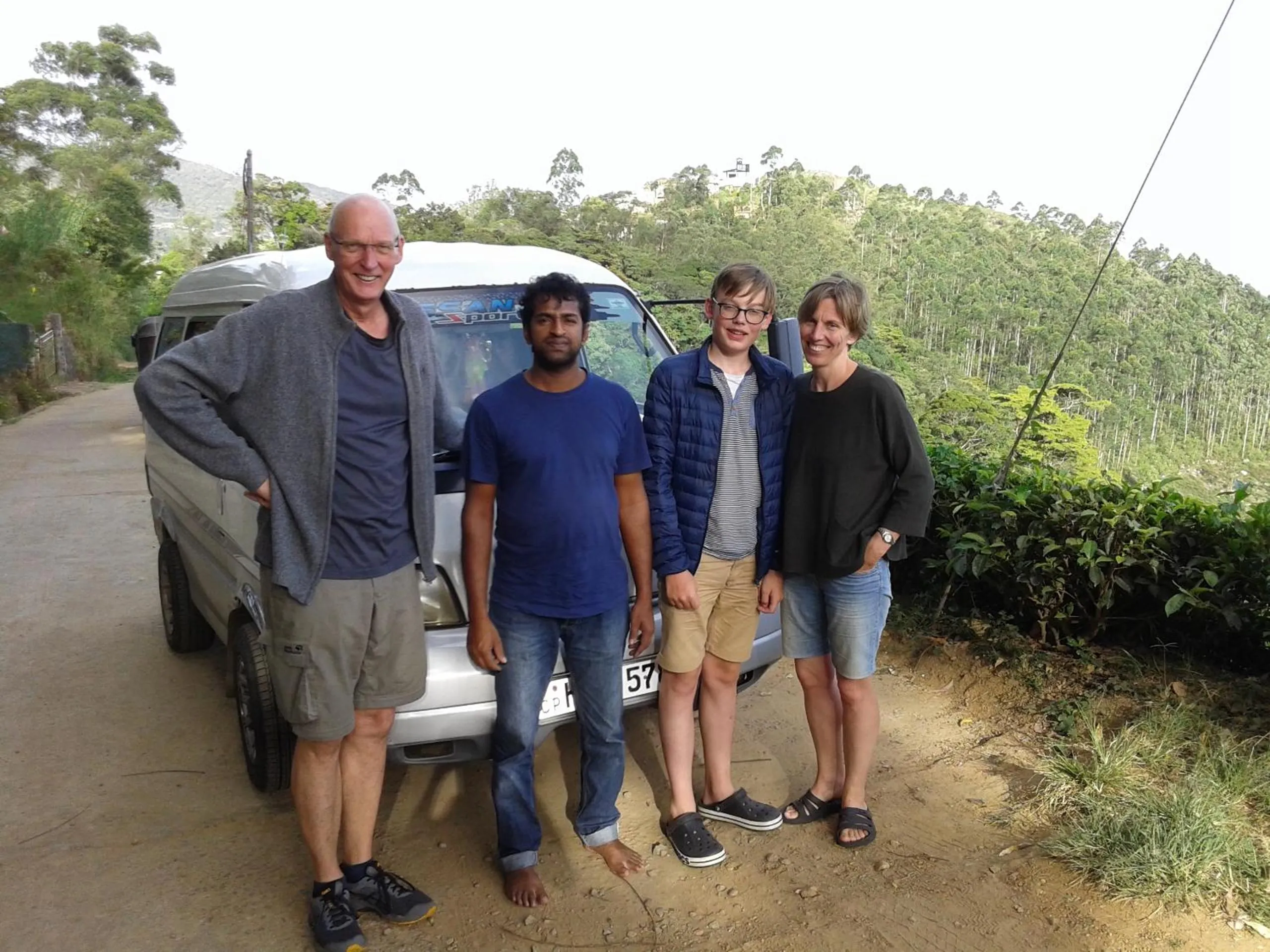 group of guests in Dreamscape home stay