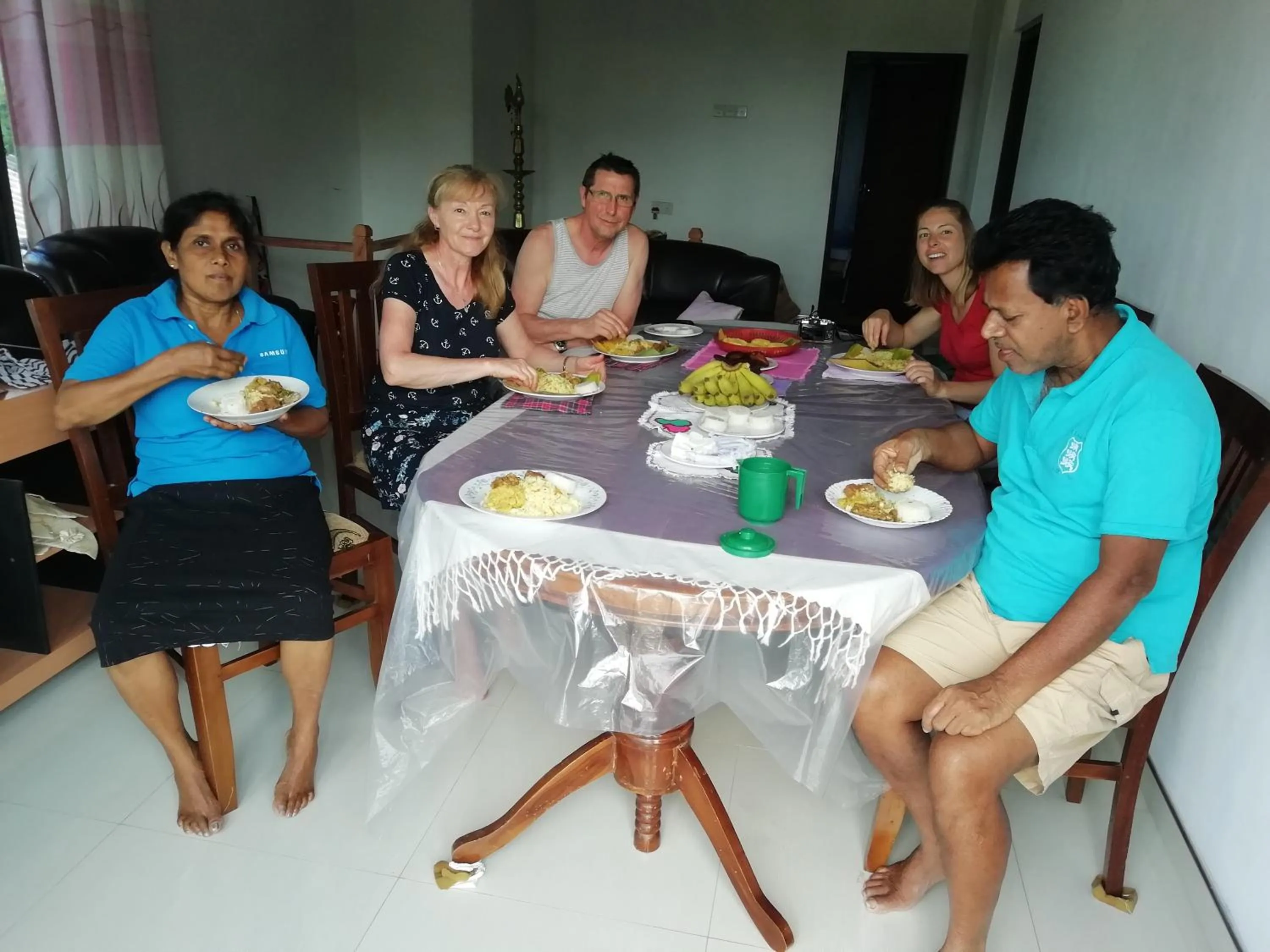 group of guests in Dreamscape home stay