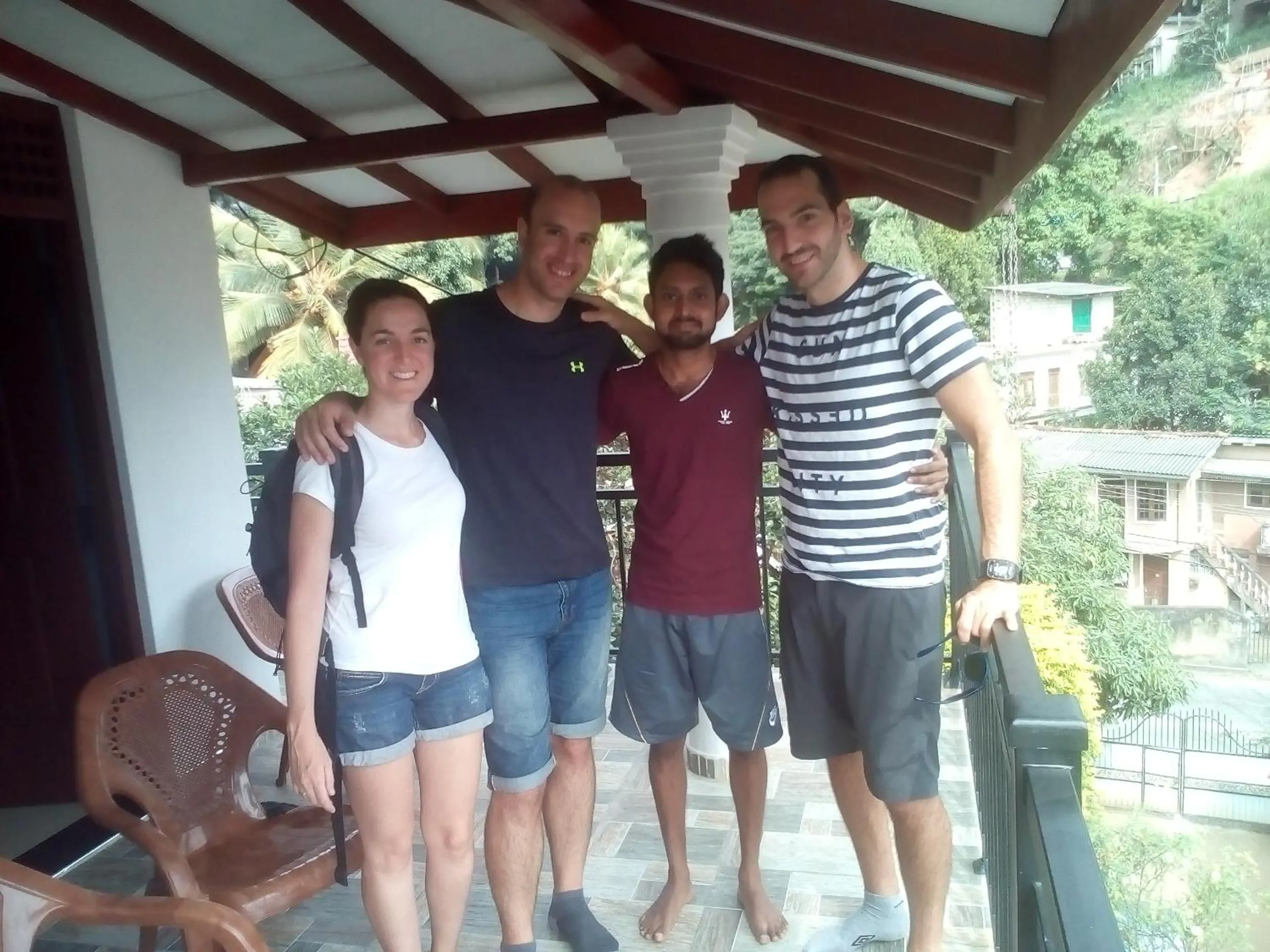 group of guests in Dreamscape home stay