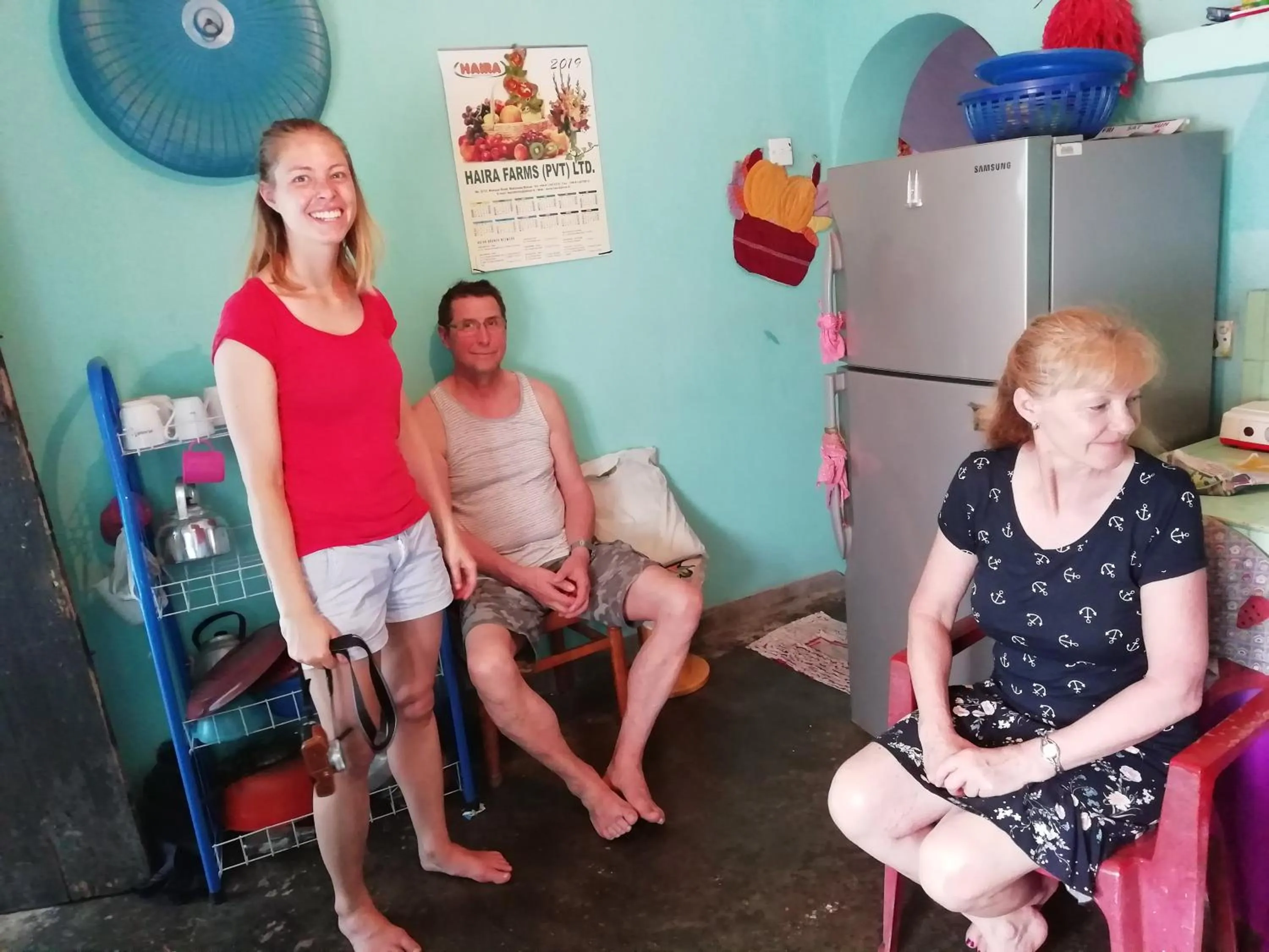 Family in Dreamscape home stay