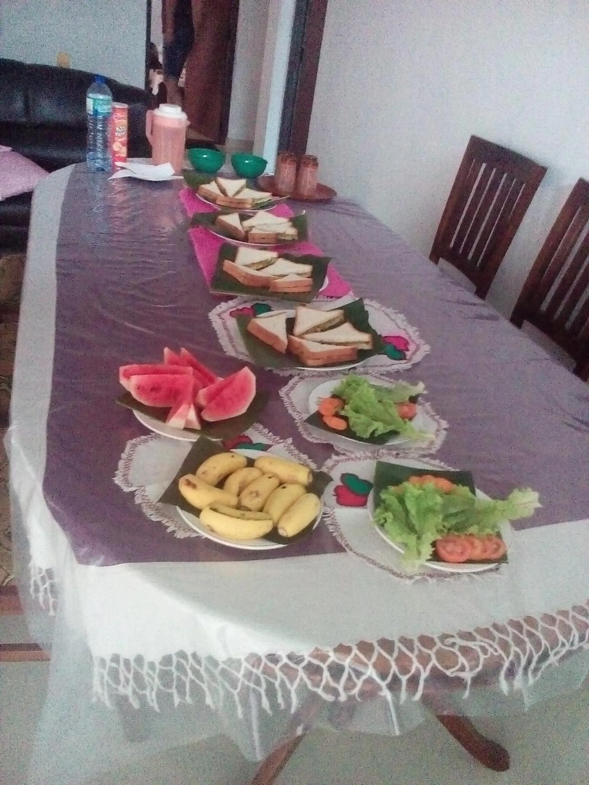 American breakfast in Dreamscape home stay